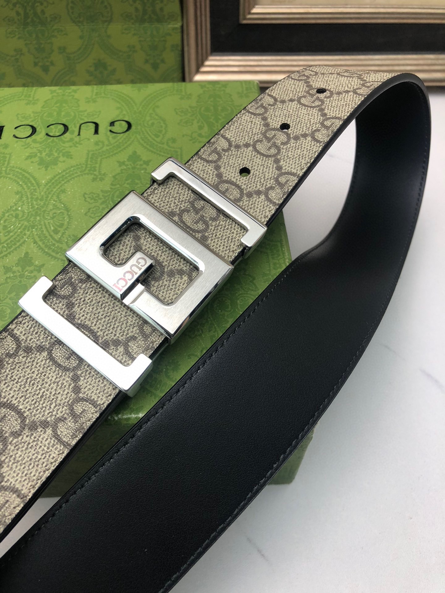 G*u*i belt-3.8cm