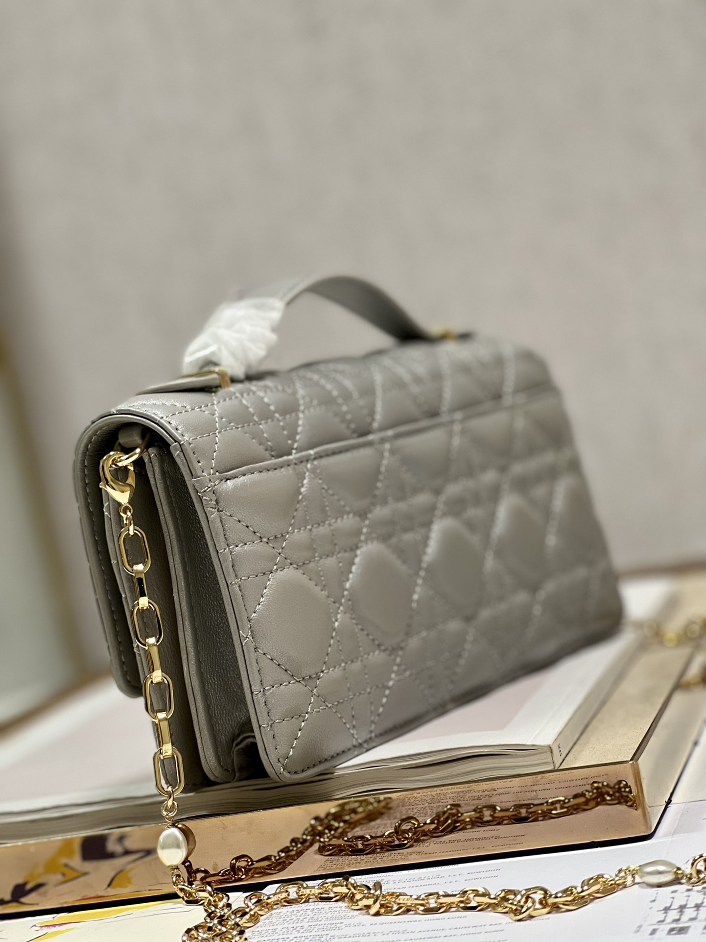 lady D*or bag-21 x 11.5 x 4.5ccm