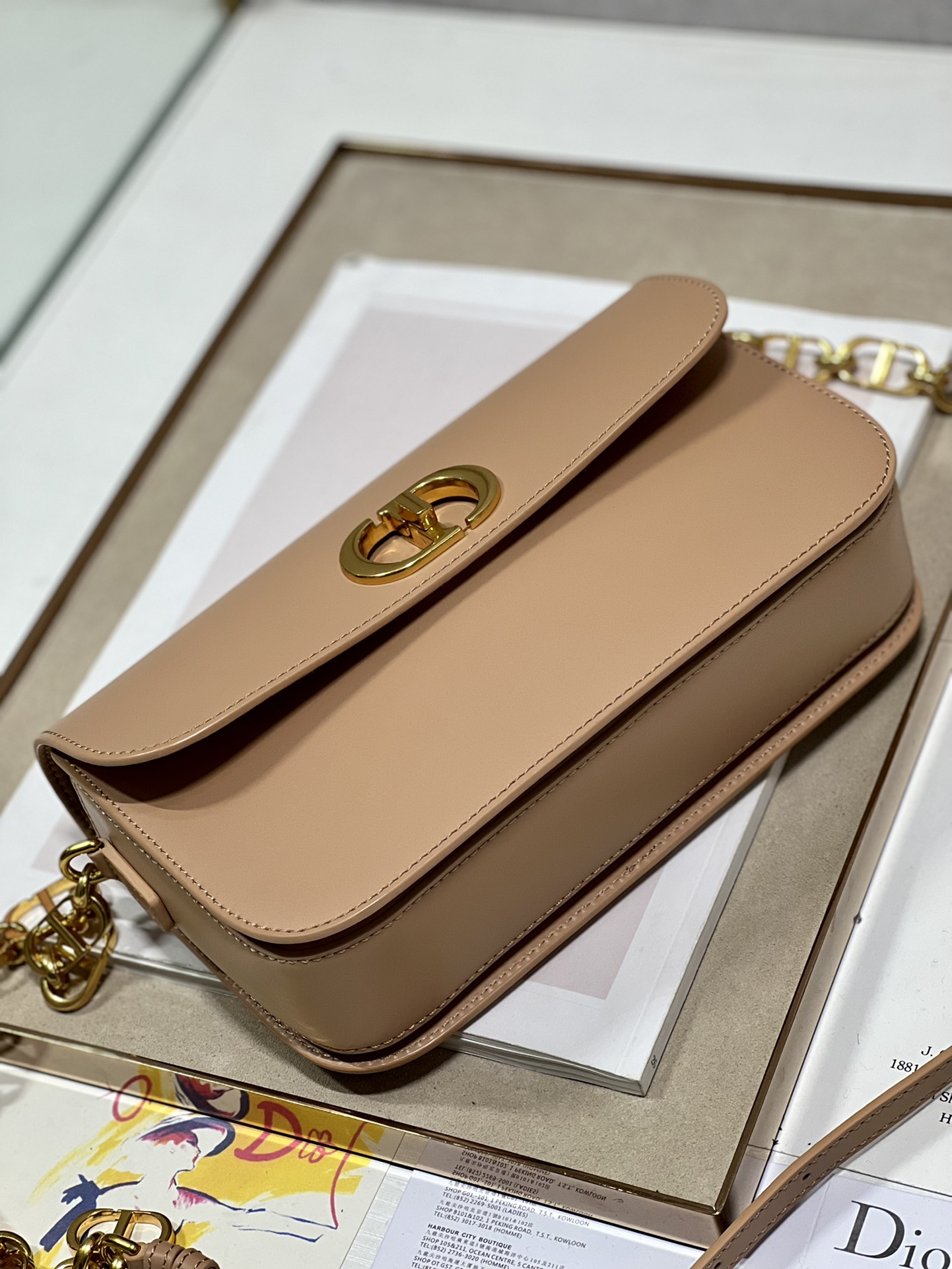 Di0r 30 Montaigne Avenue Bag-22.5×12.5×6.5CM