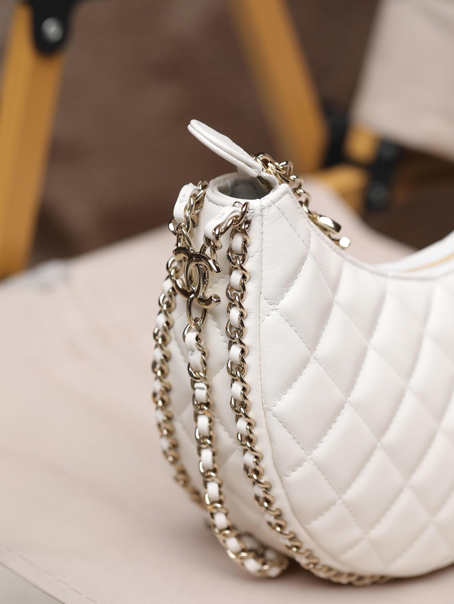 Ch@nel 23SS Moon Bag-16*10/22*14CM