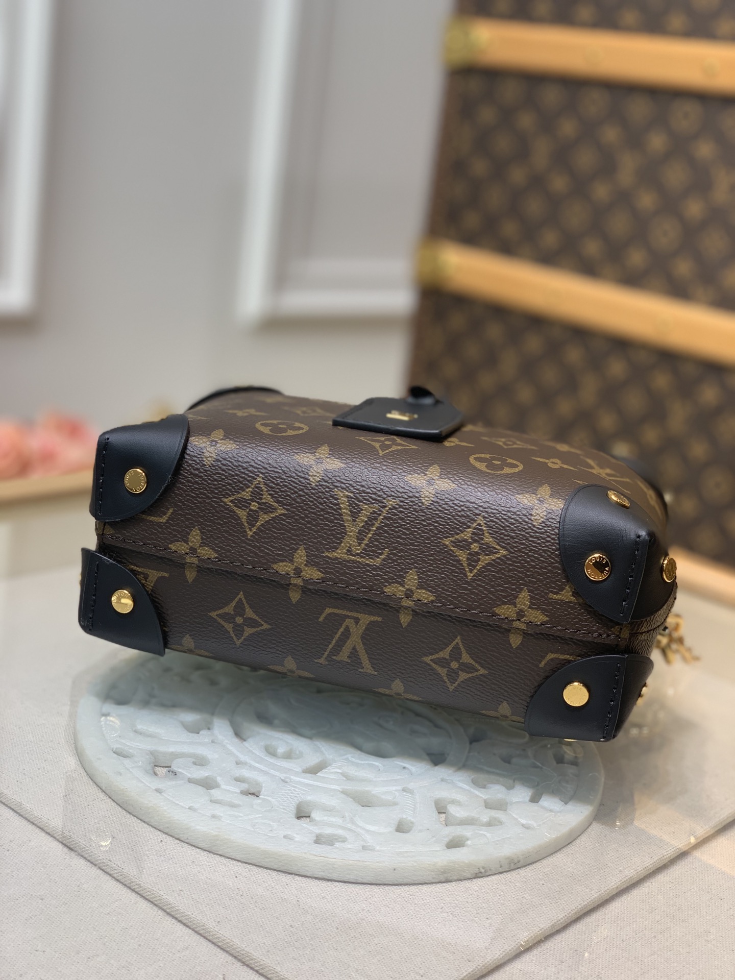 l0*is V*t0n petite malle souple-20x12x9.5cm