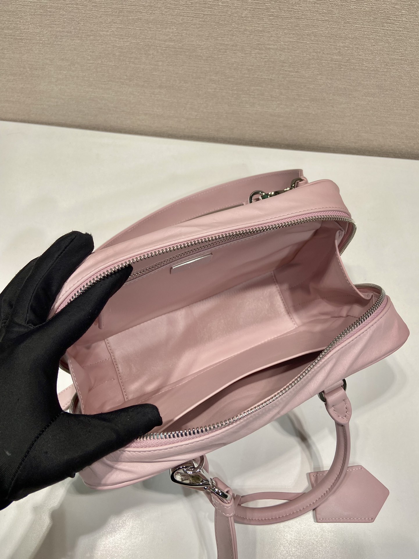Pra*a 1bb092 boston tote-24*15.5*7cm