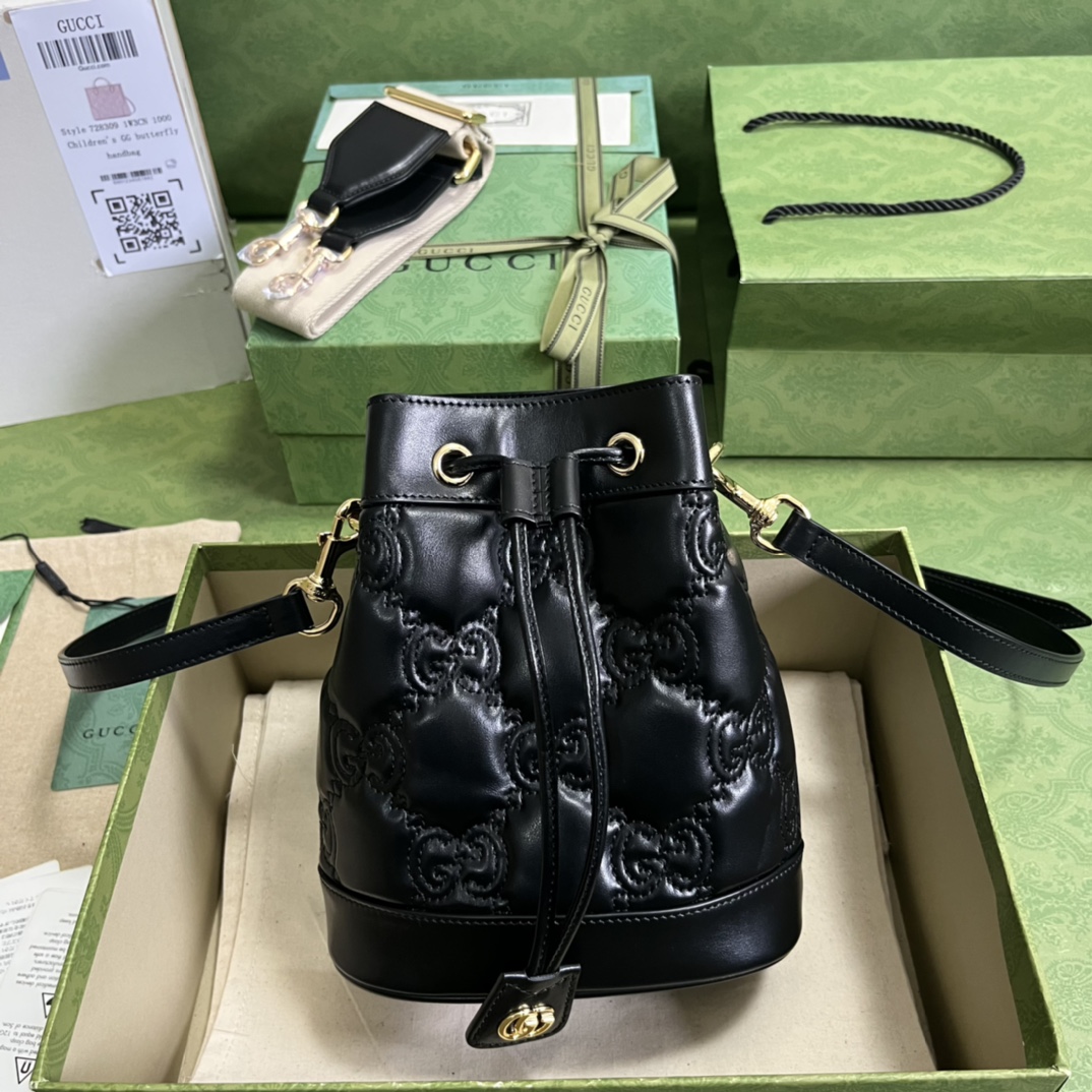 G*u*i gg matelassé bucket bag-17*20*10cm