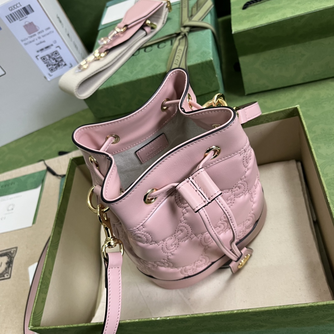 G*u*i gg matelassé bucket bag-17*20*10cm