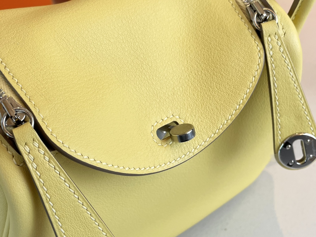 H**mes lindy 19-togo leather-19cm