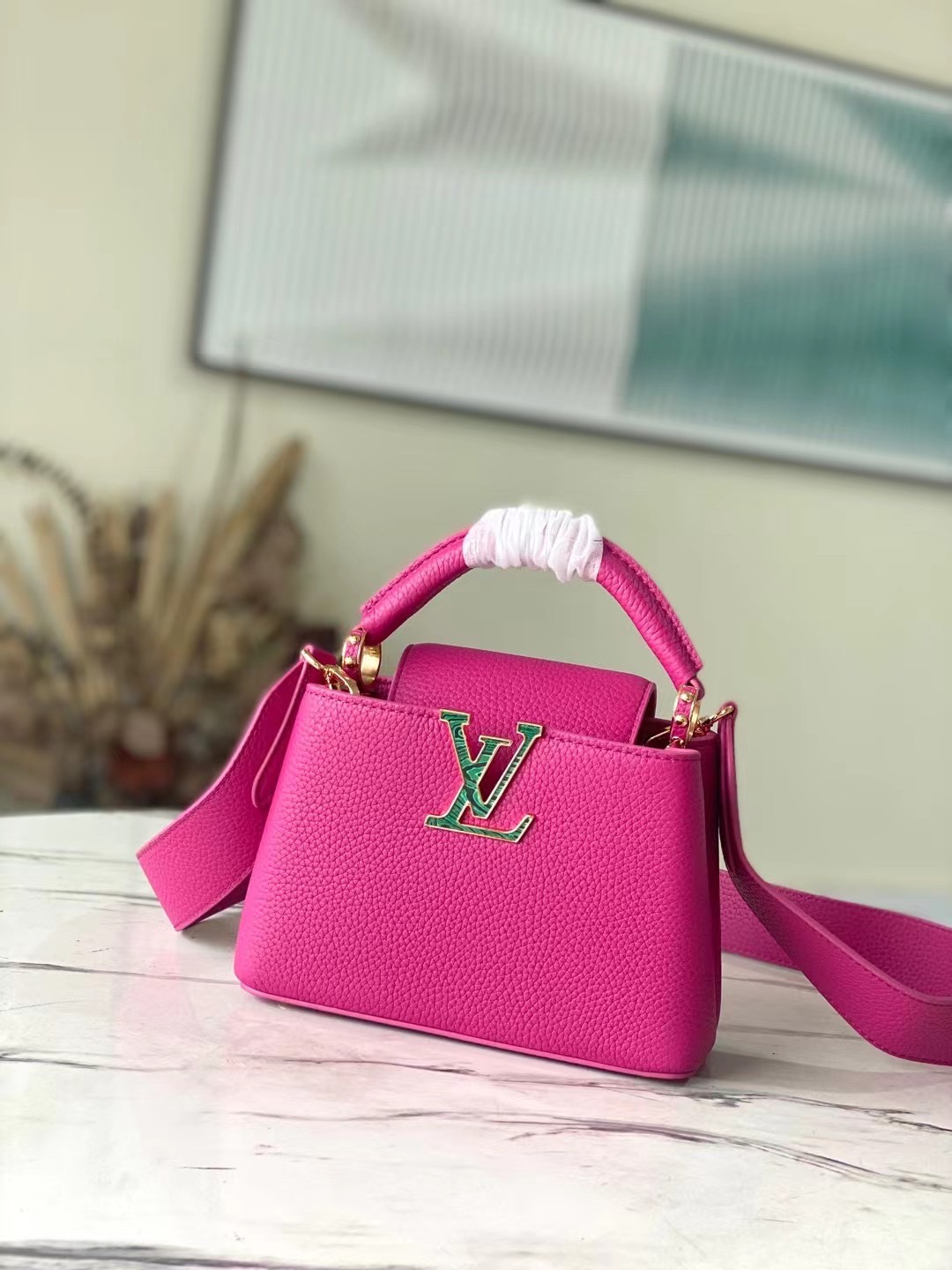 l0*is V*t0n mini capucines handlebag-21*14*8cm