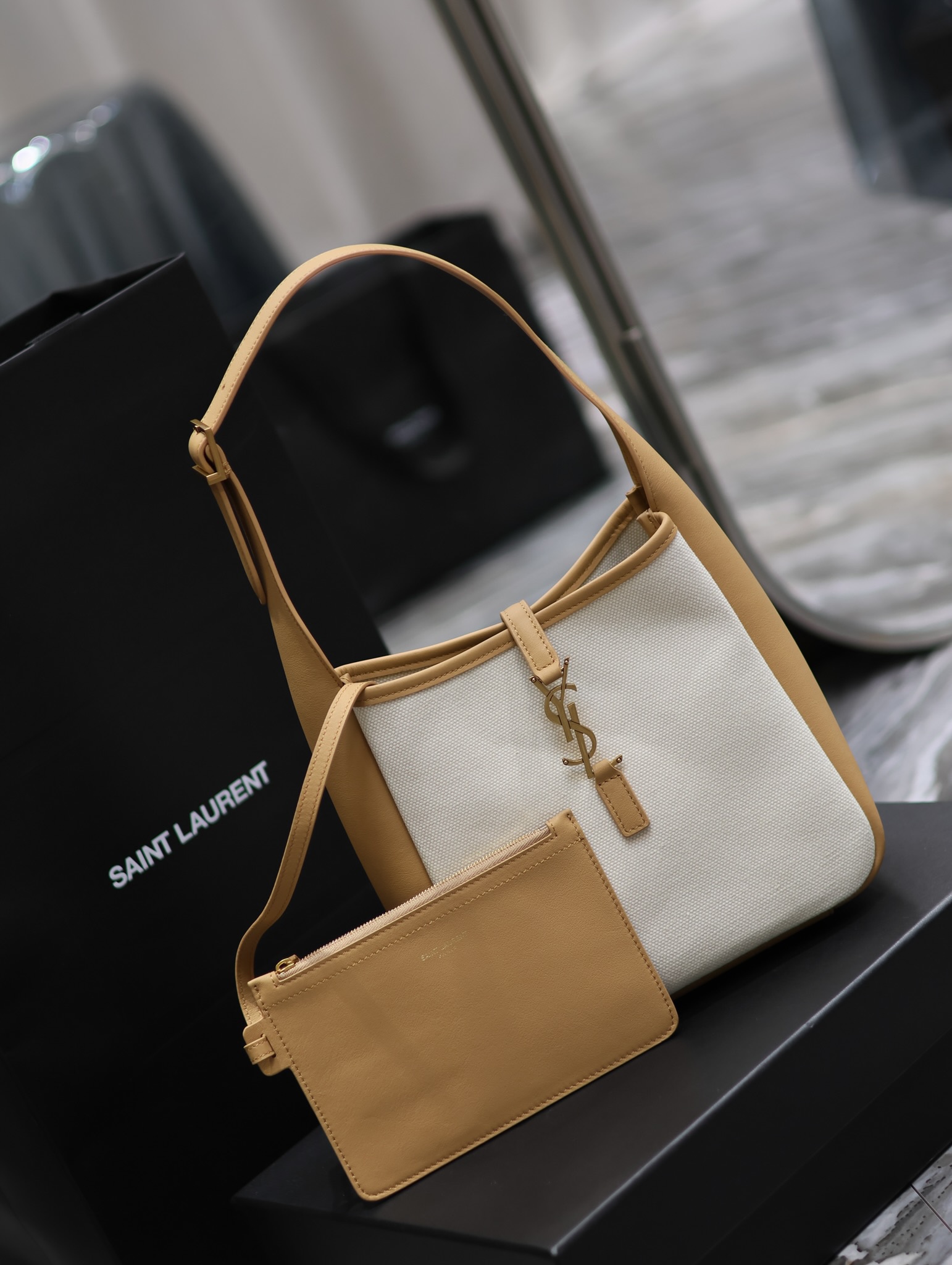 Y*L le5a7 vintage bag-23×22×8.5cm