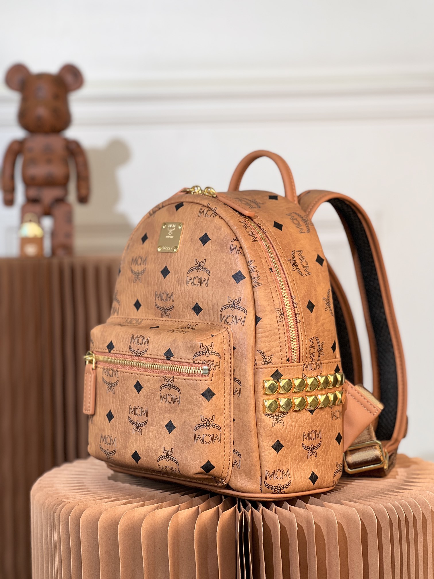 MCM Backpack-10.5 x 21.5 x 26CM