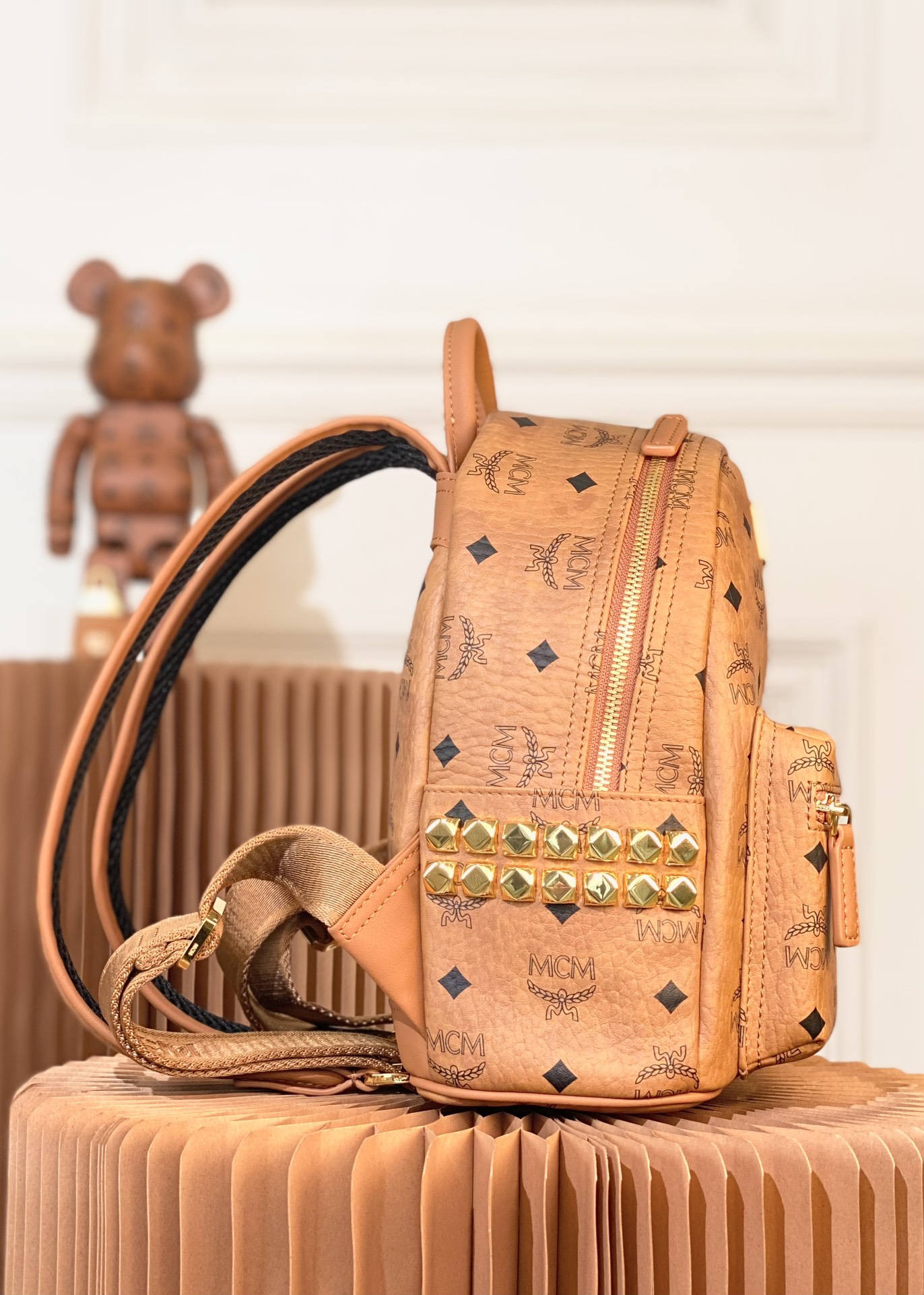 MCM Backpack-10.5 x 21.5 x 26CM