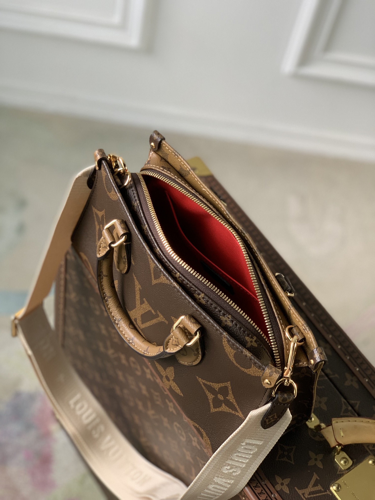 l0*is V*t0n onthego handbag-m46653-25*13*10cm