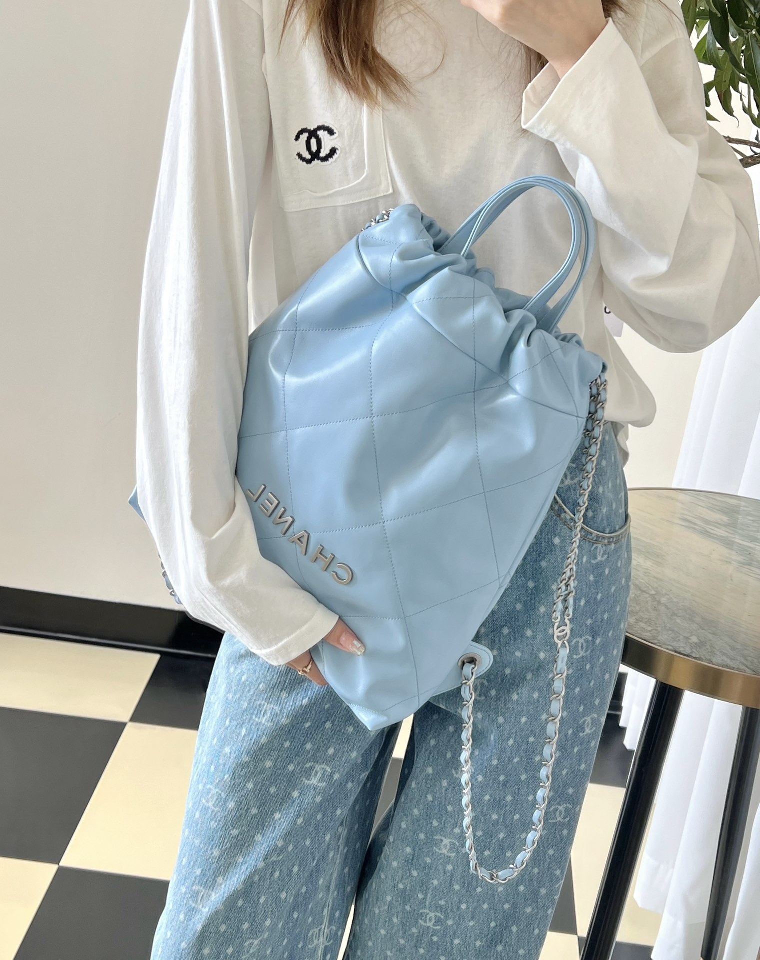 Ch@nel Backpack-29*34*10.5CM