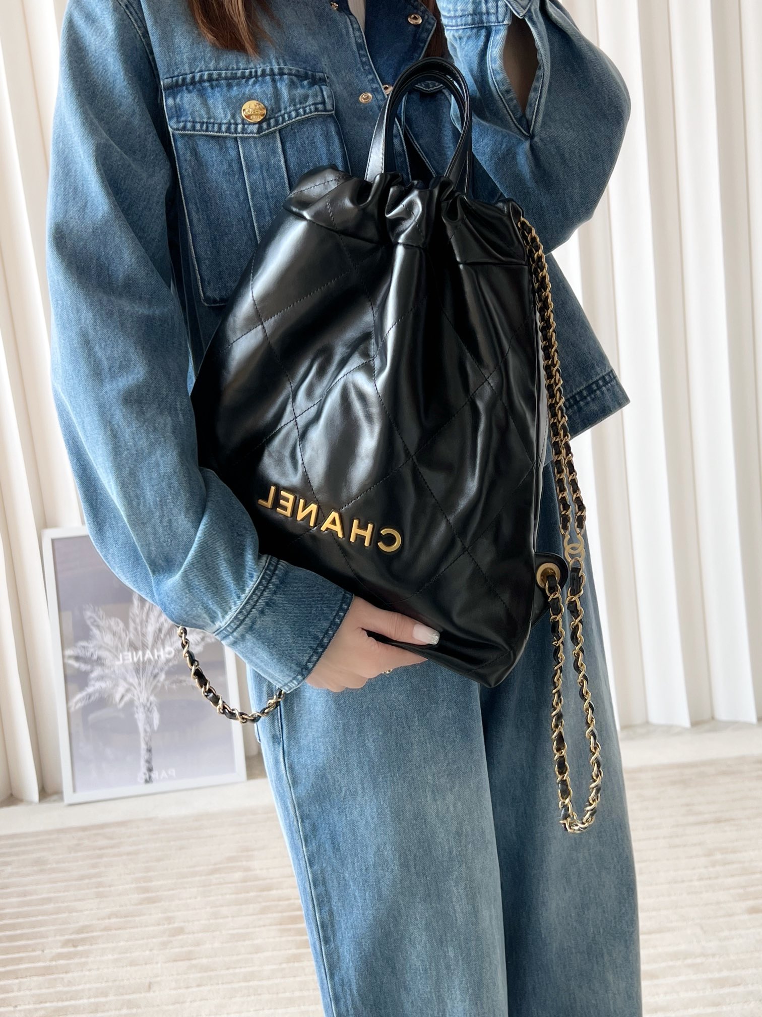Ch@nel Backpack-29*34*10.5CM