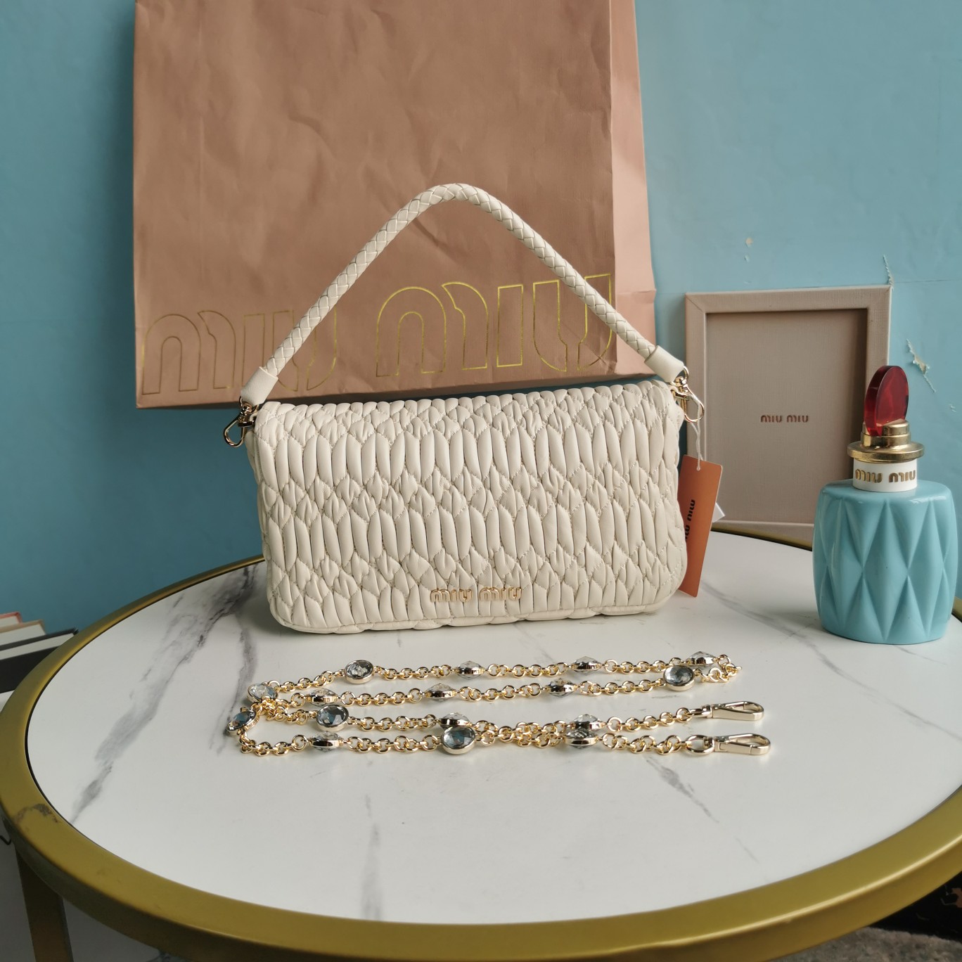 M*um*u chain bag-22.5*4.5*12cm
