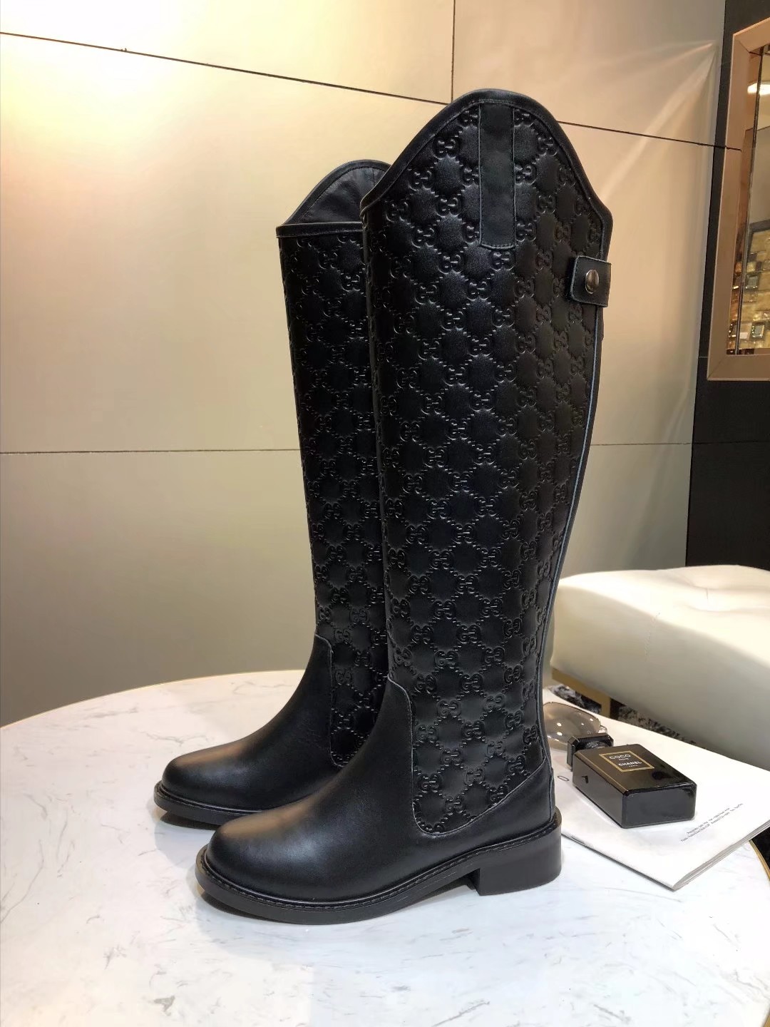 G*u*i boots-3.5cm