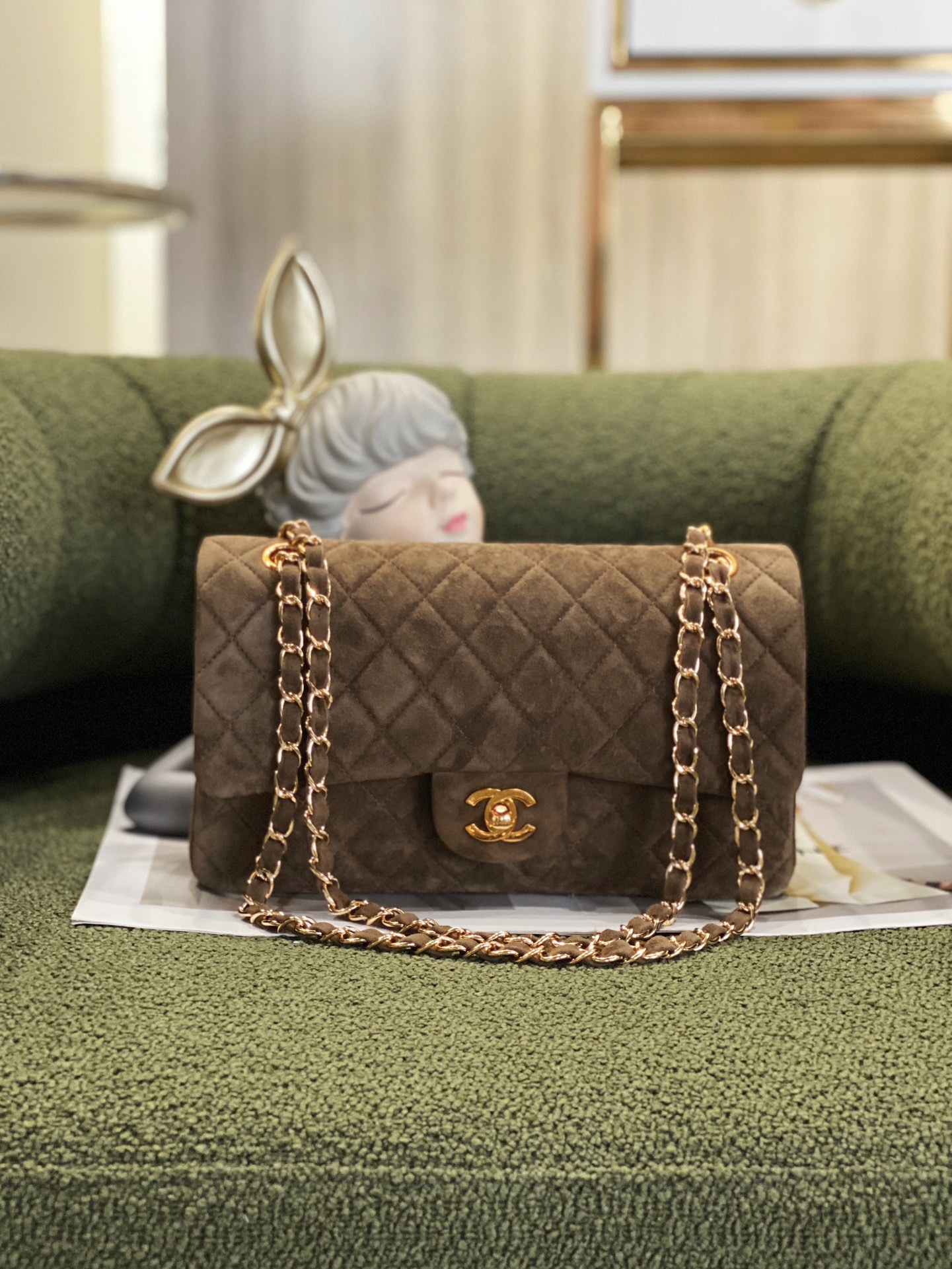 Ch@nel Flap Bag-25.5CM