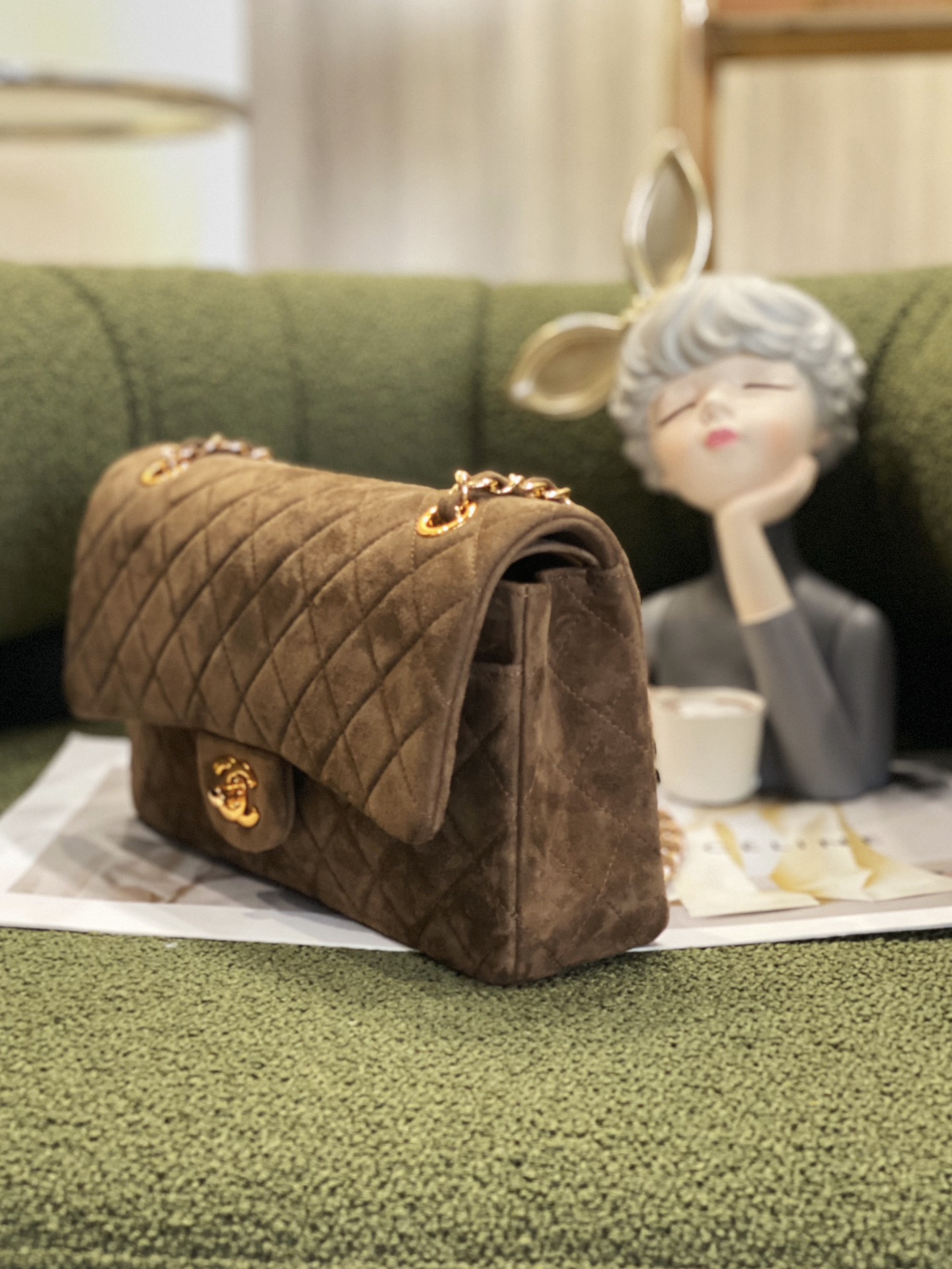 Ch@nel Flap Bag-25.5CM