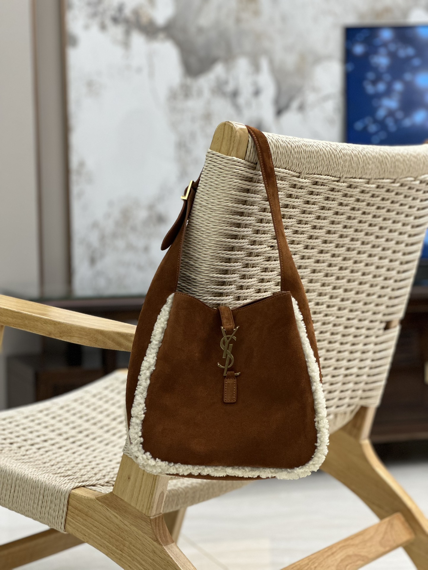 Y*L le5a7 vintage bag-23×22×8.5cm