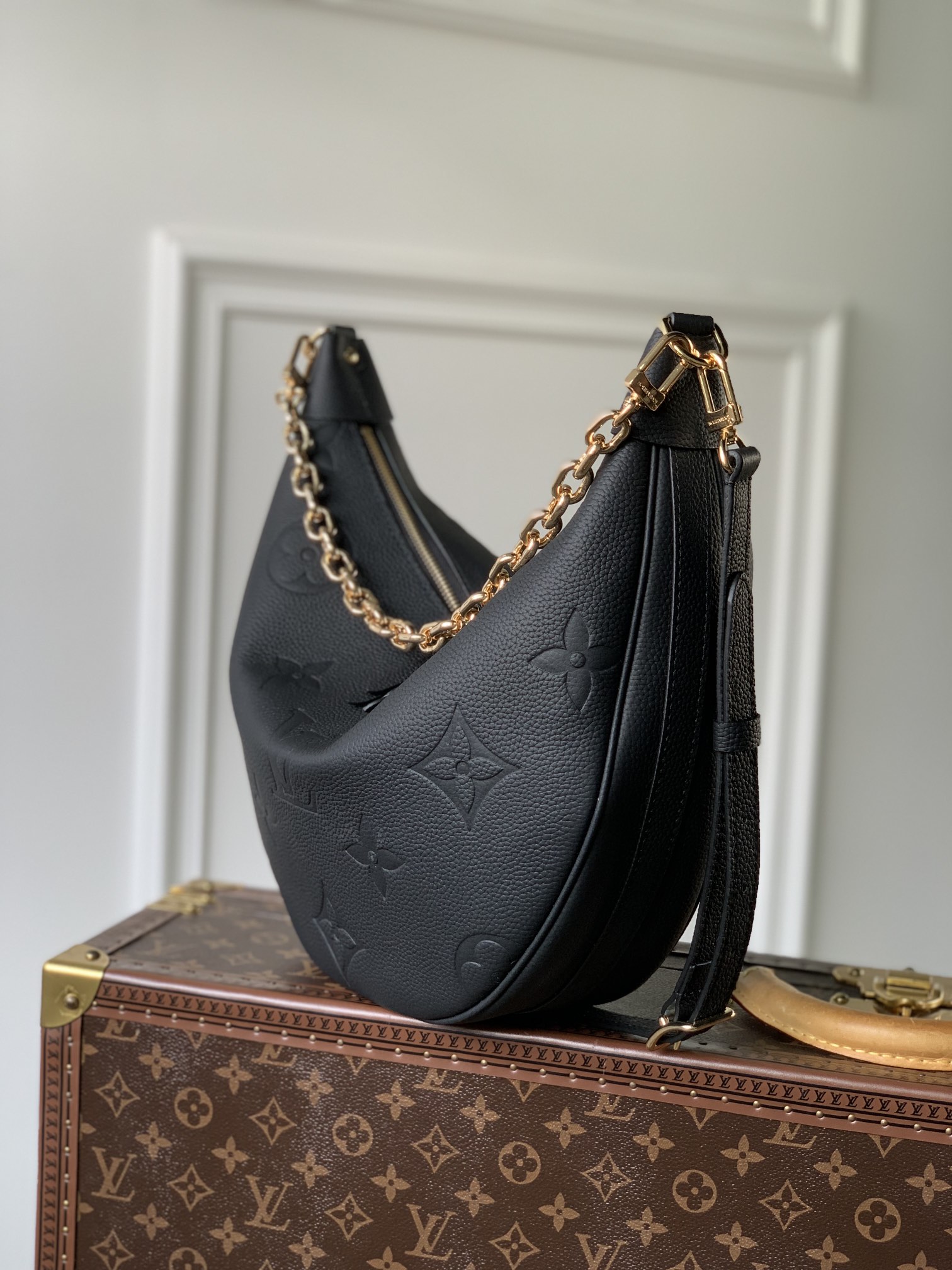 l0*is V*t0n loop hobo handbags-m46725-38*26*10cm