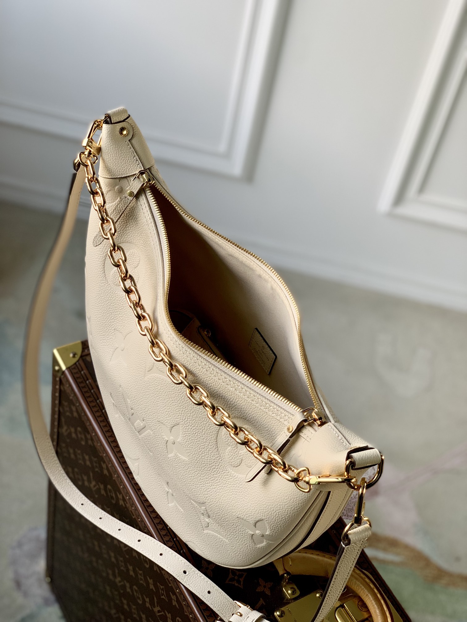 l0*is V*t0n loop hobo handbags-m46725-38*26*10cm