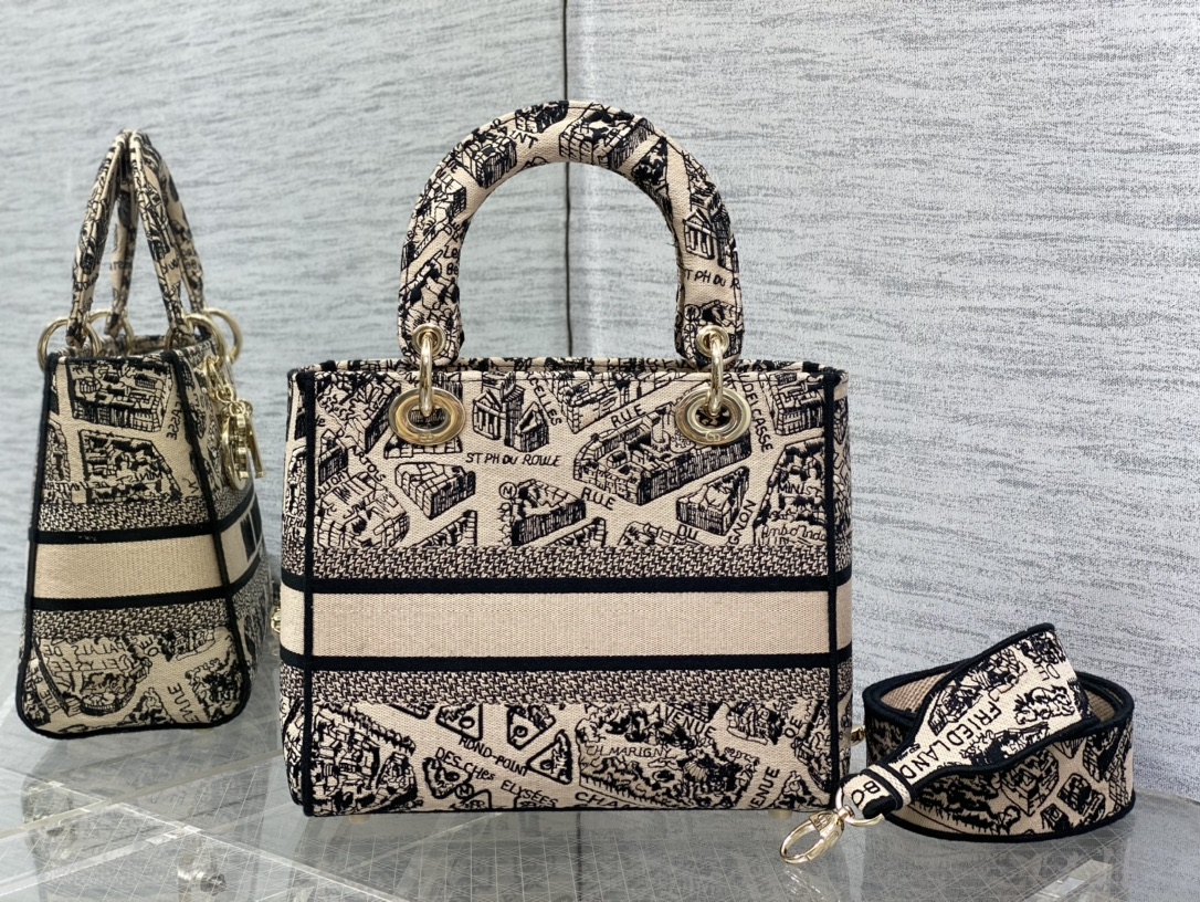 lady D*or handle bag-24cm
