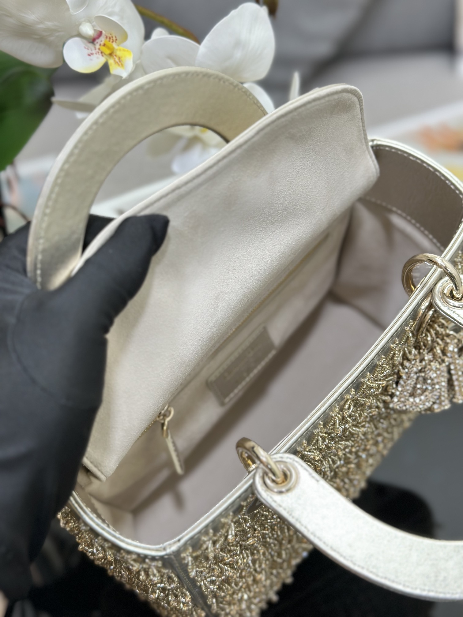lady D*or handle bag-24cm