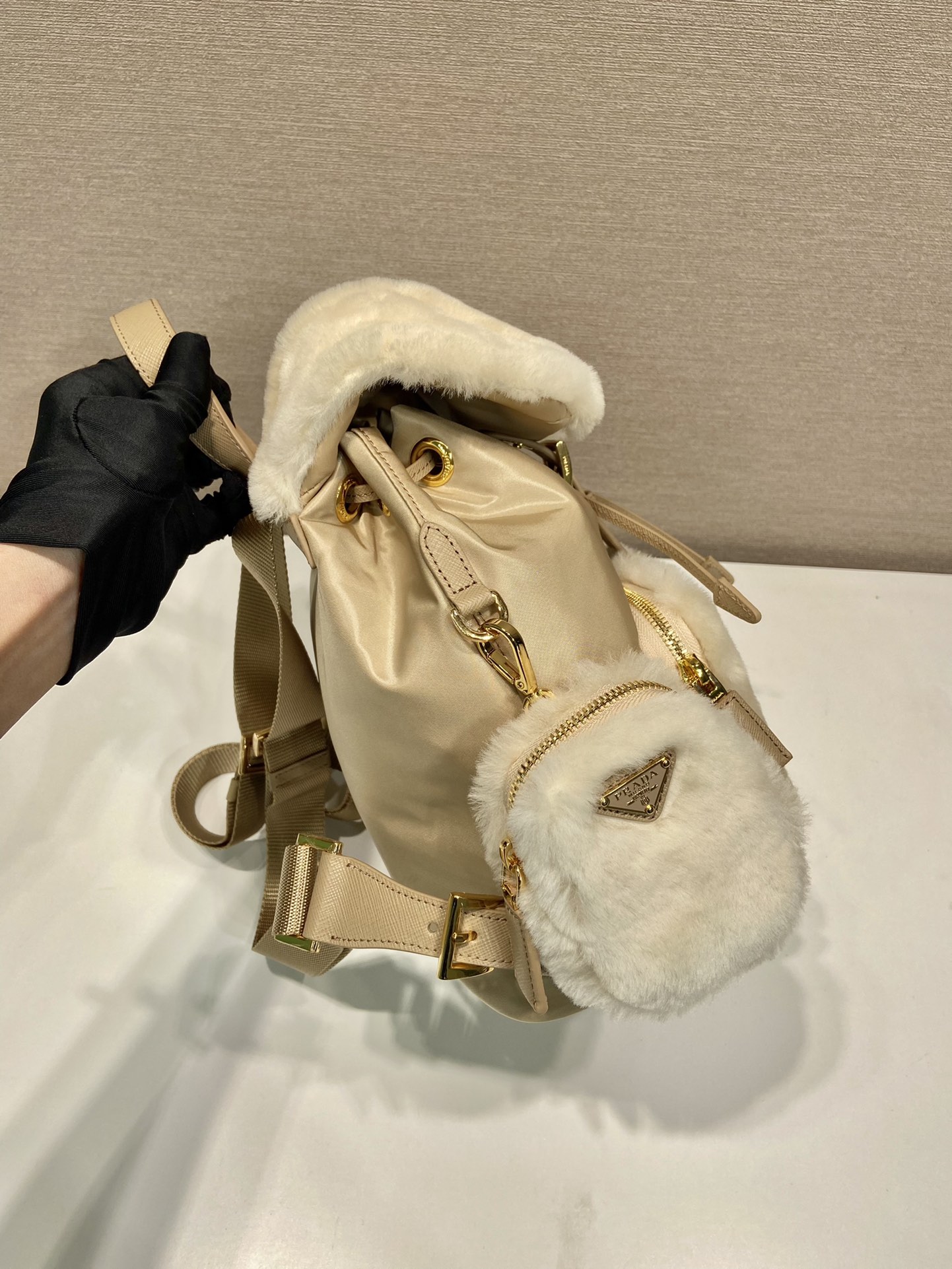 Pra*a backpack 1bz074 -20.5×25×11.5cm