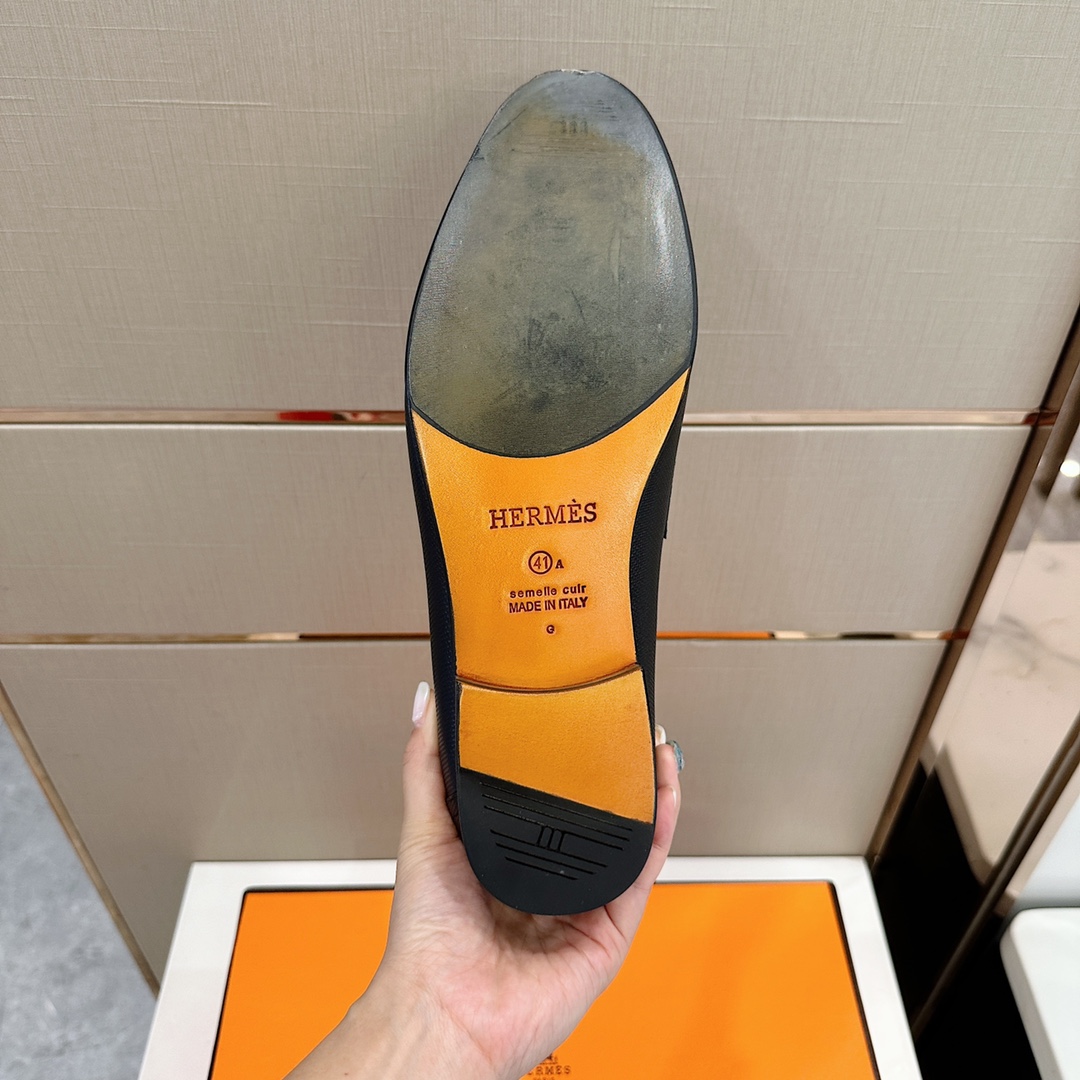 H**mes loafers(eu35-eu40)