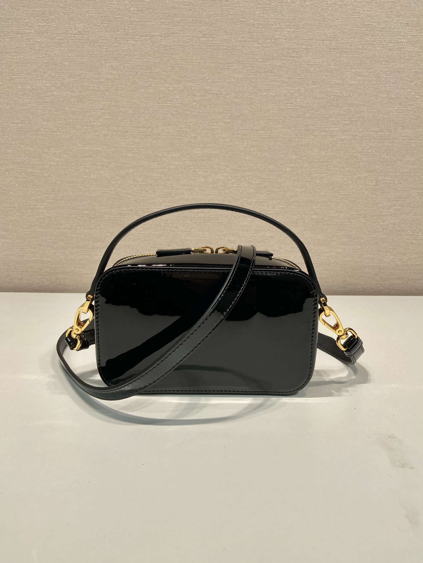 Pra*a patent 1bh206 bag-17.5*10.5*4.5cm