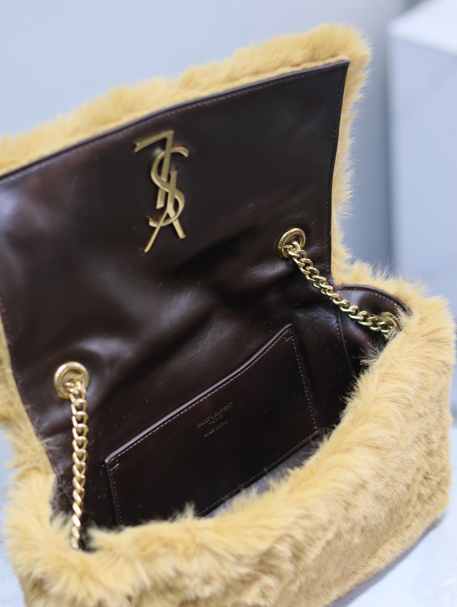 Y*L rabbit fur kate bags-22×14×5cm