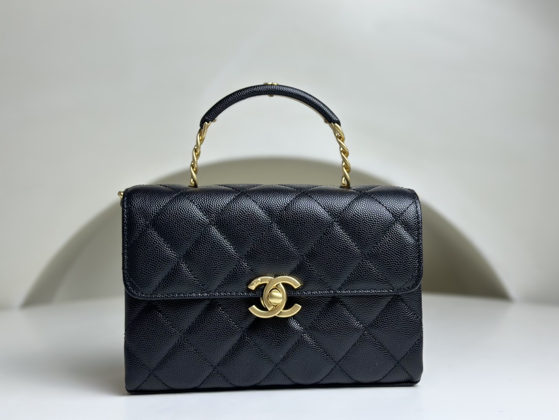 Ch@nel Top Handbags-19x13x7.5CM