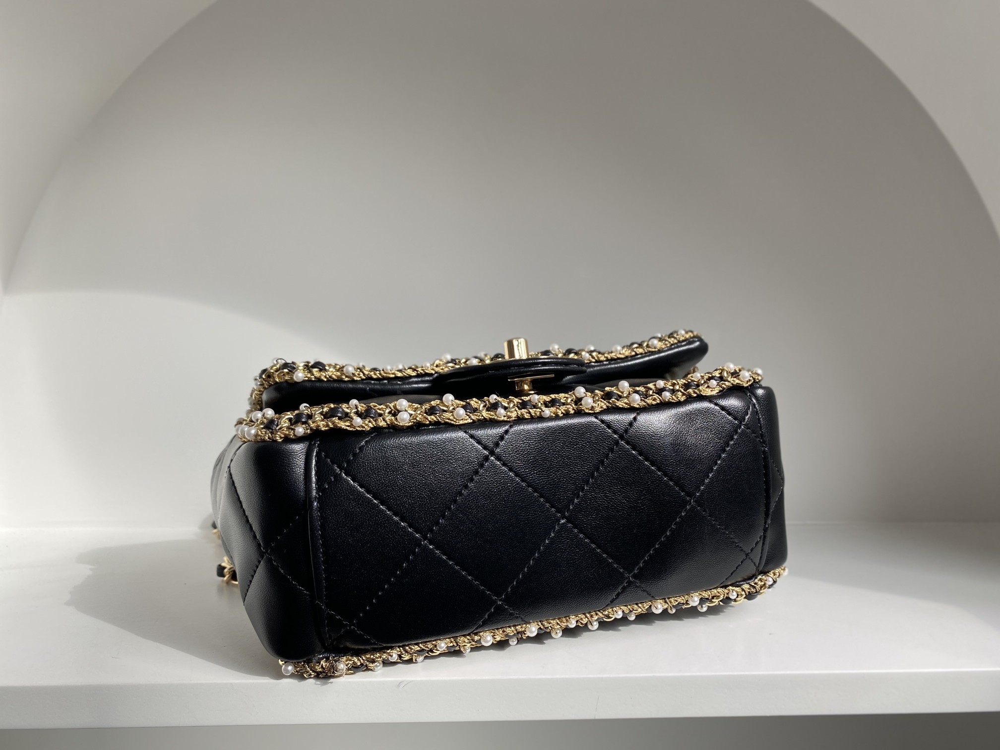 Ch@nel Flap Bag-21x12x7.5CM