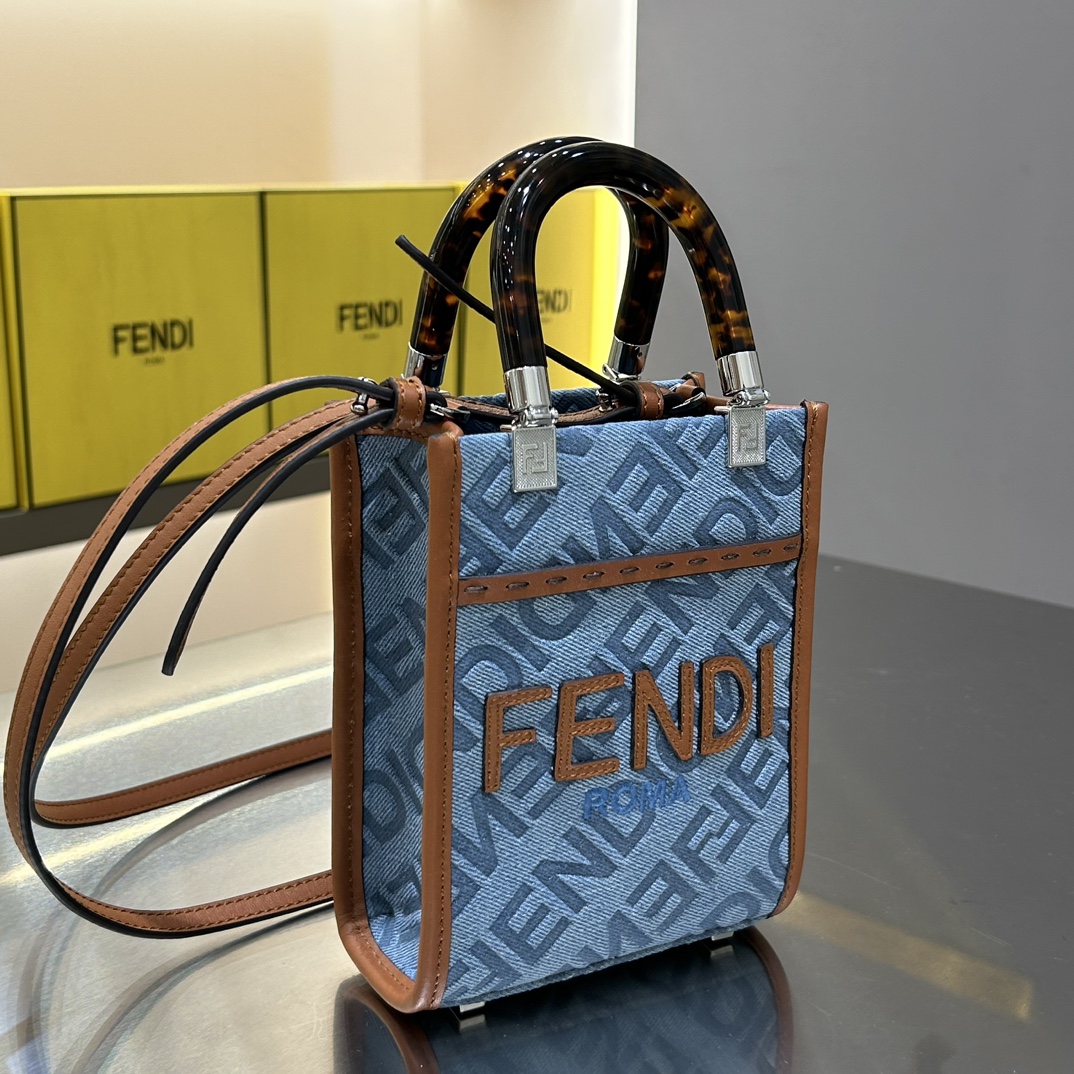 F**di mini tote bag-13*18*6.5cm