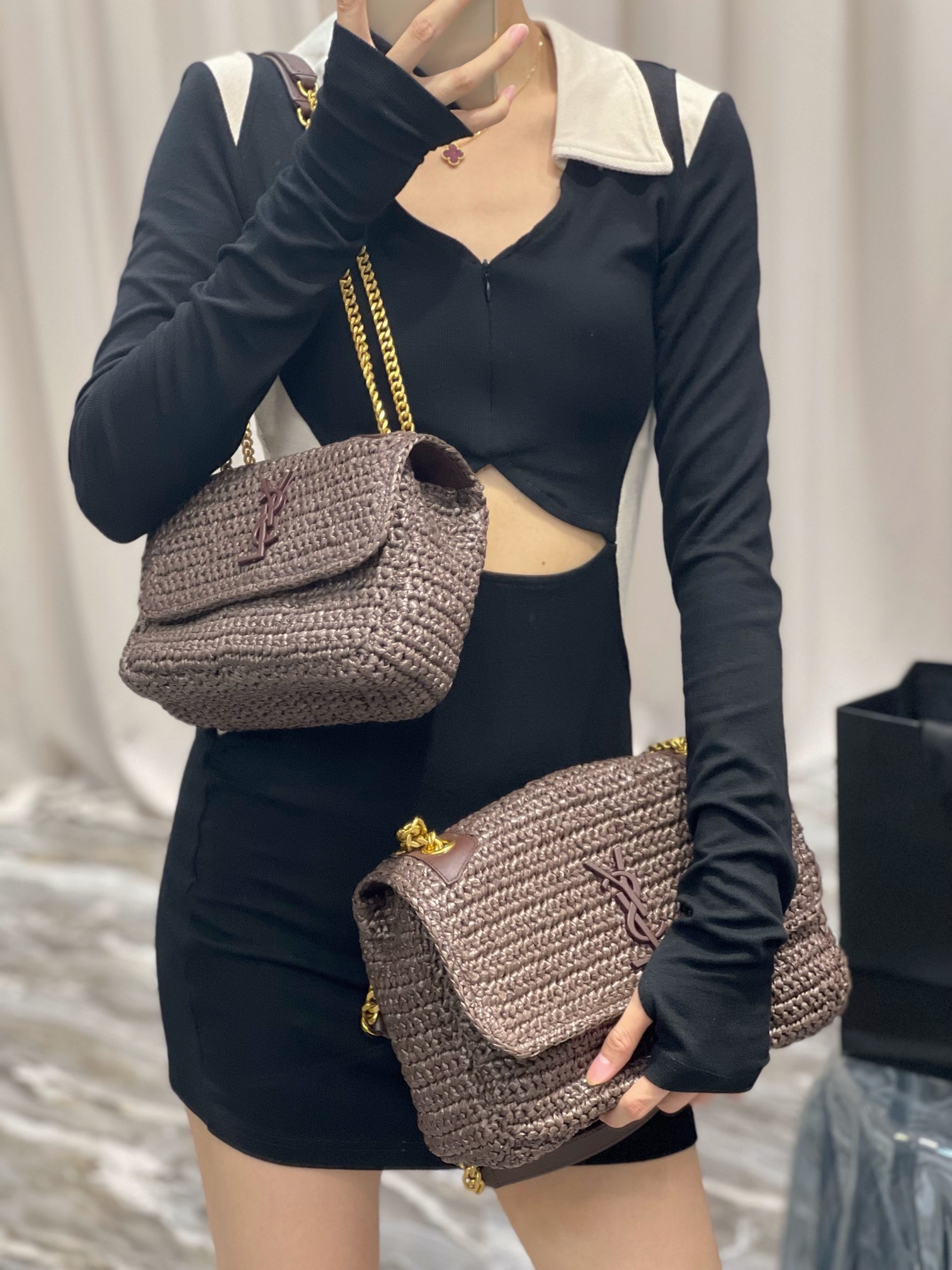 Y*L niki bag-22*16.5*12&28*20.5*8.5cm