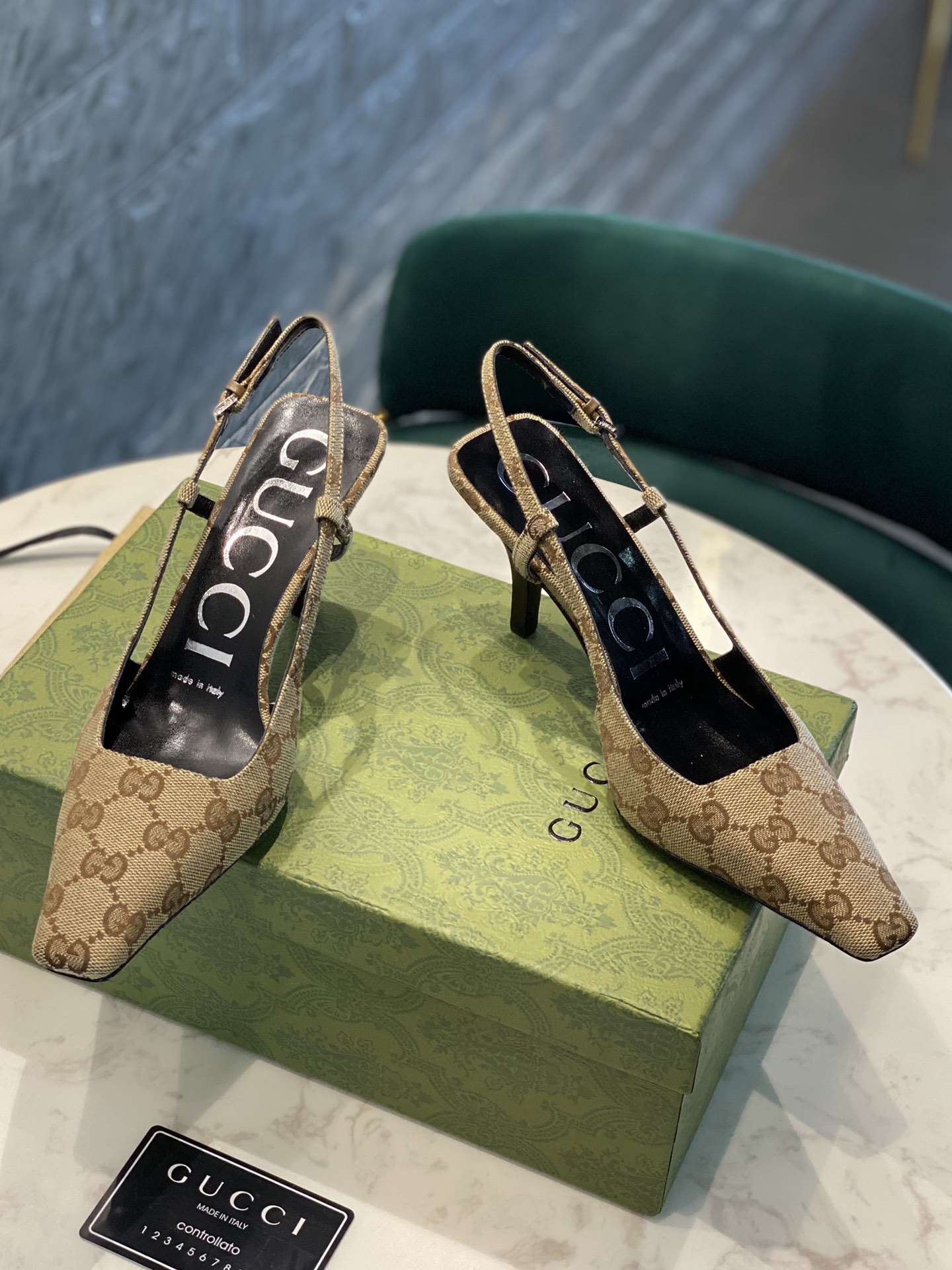 G*u*i heels-7.5cm