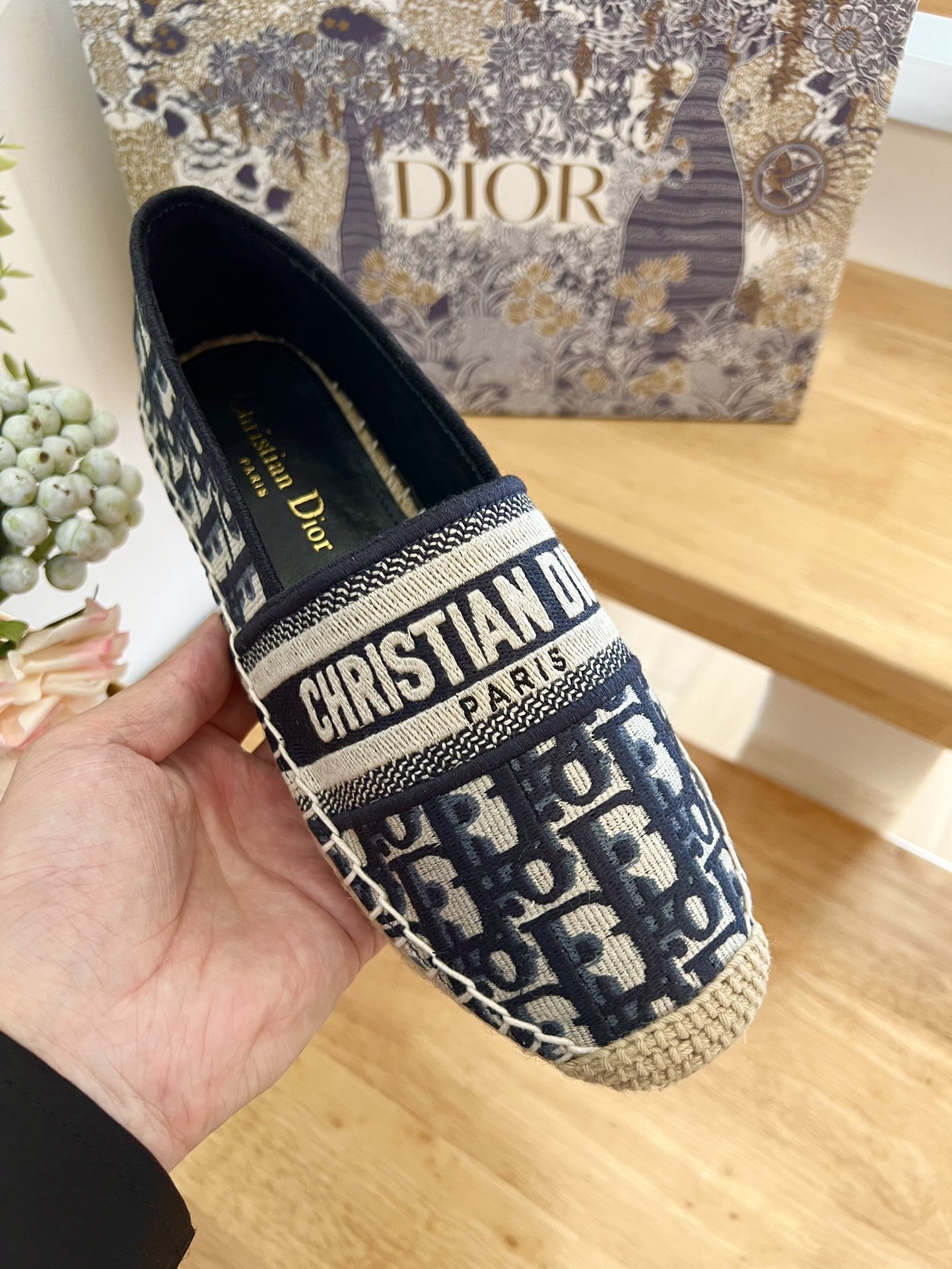 D*or oblique espadrilles
