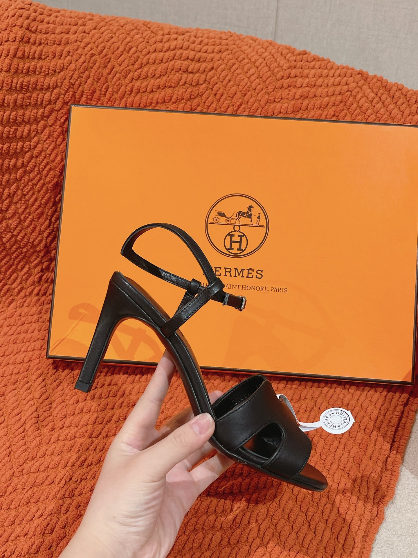 H**mes sandals-8cm
