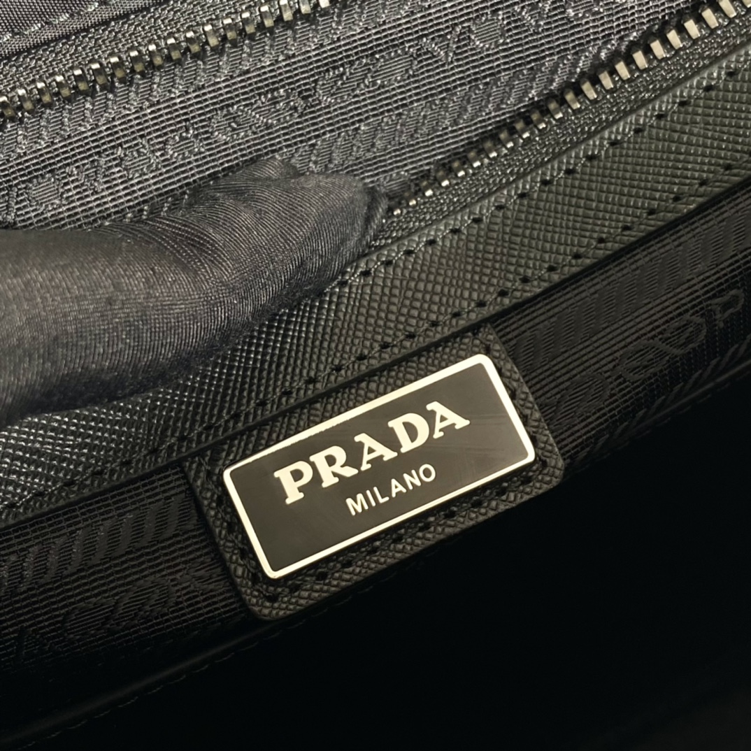 Pra*a saffiano va0768 message bag-32*24*12cm