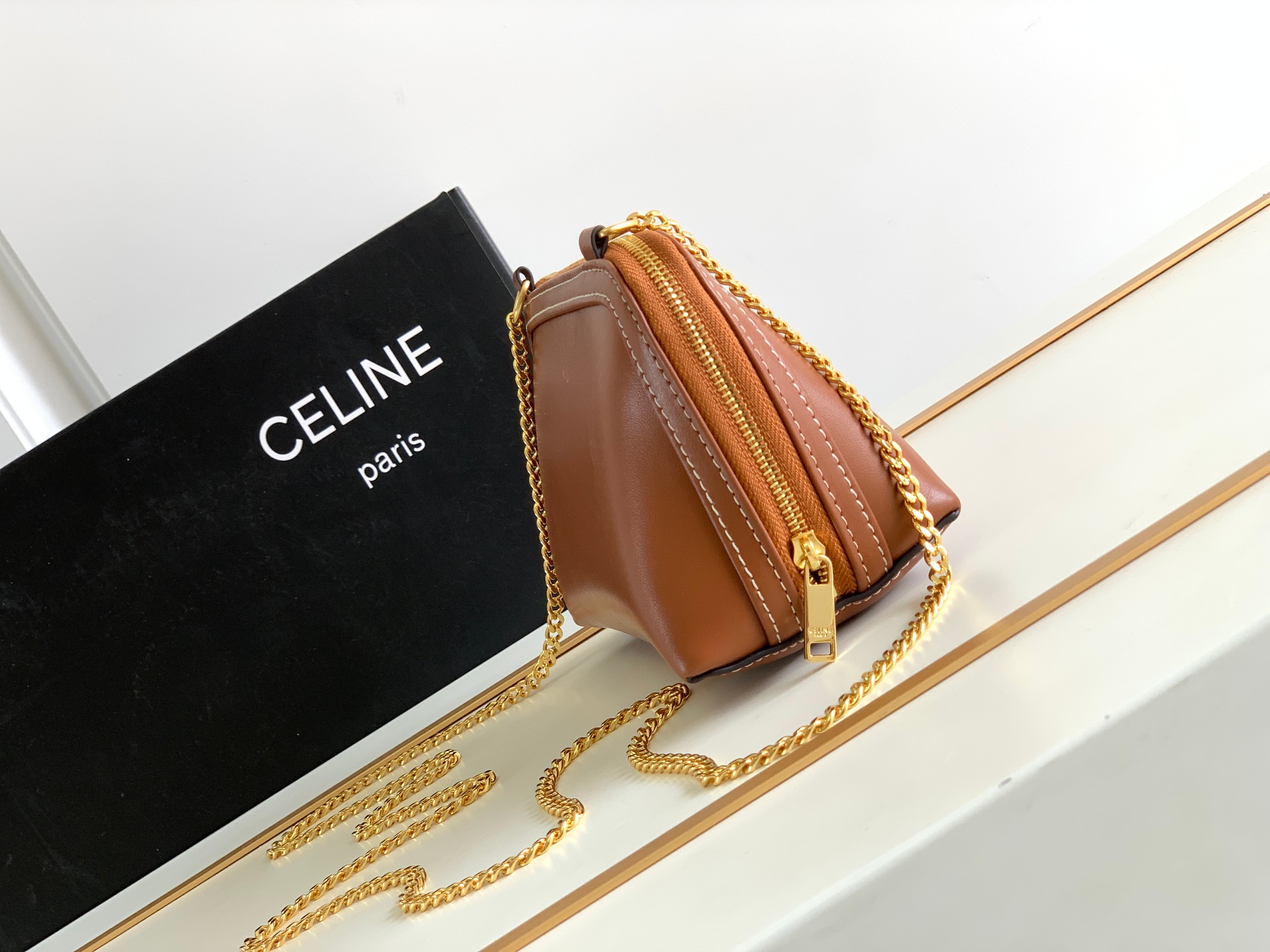 Ce**e triomphe shell bag-16*11*8cm