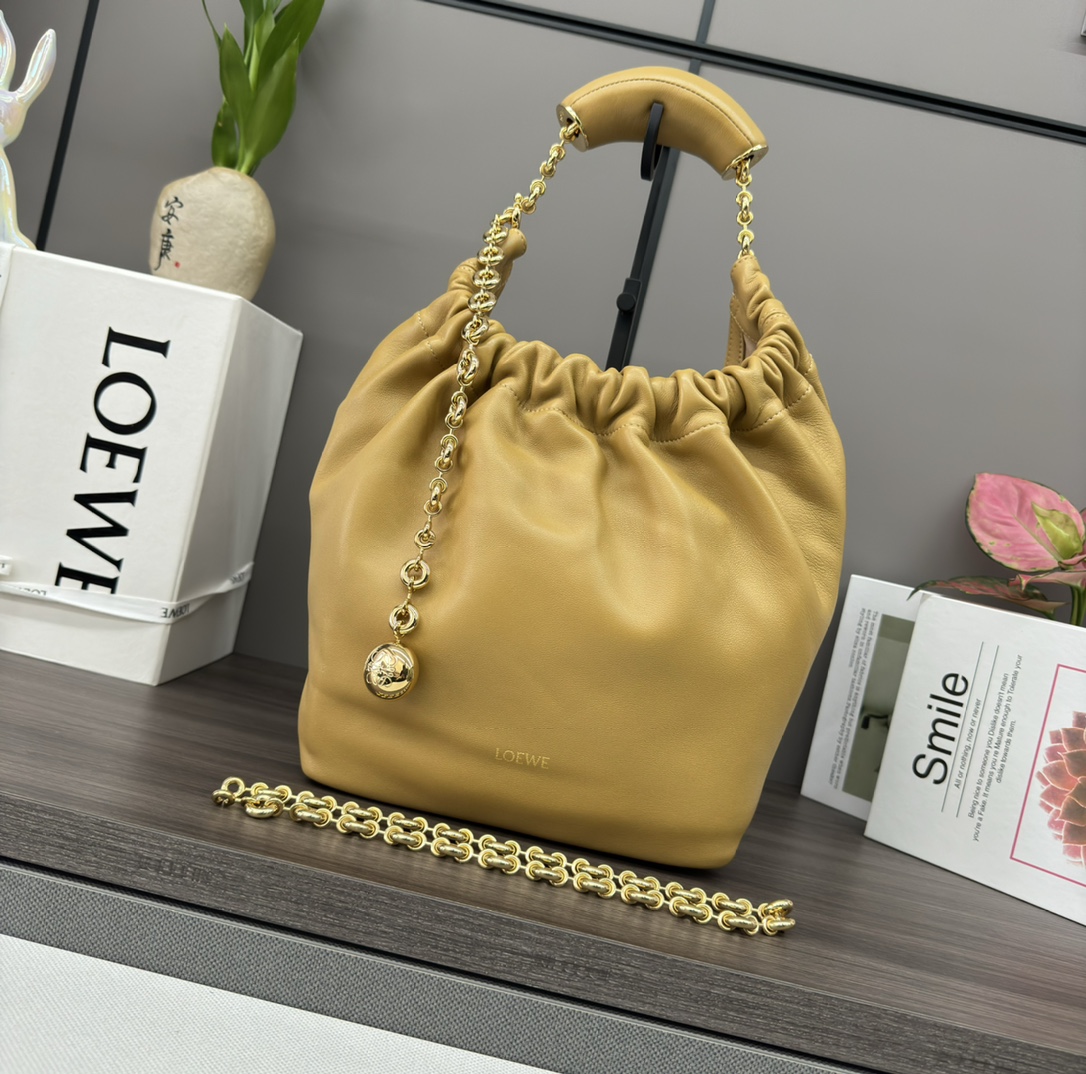 L0ew* squeeze bag-29*10.5*24cm
