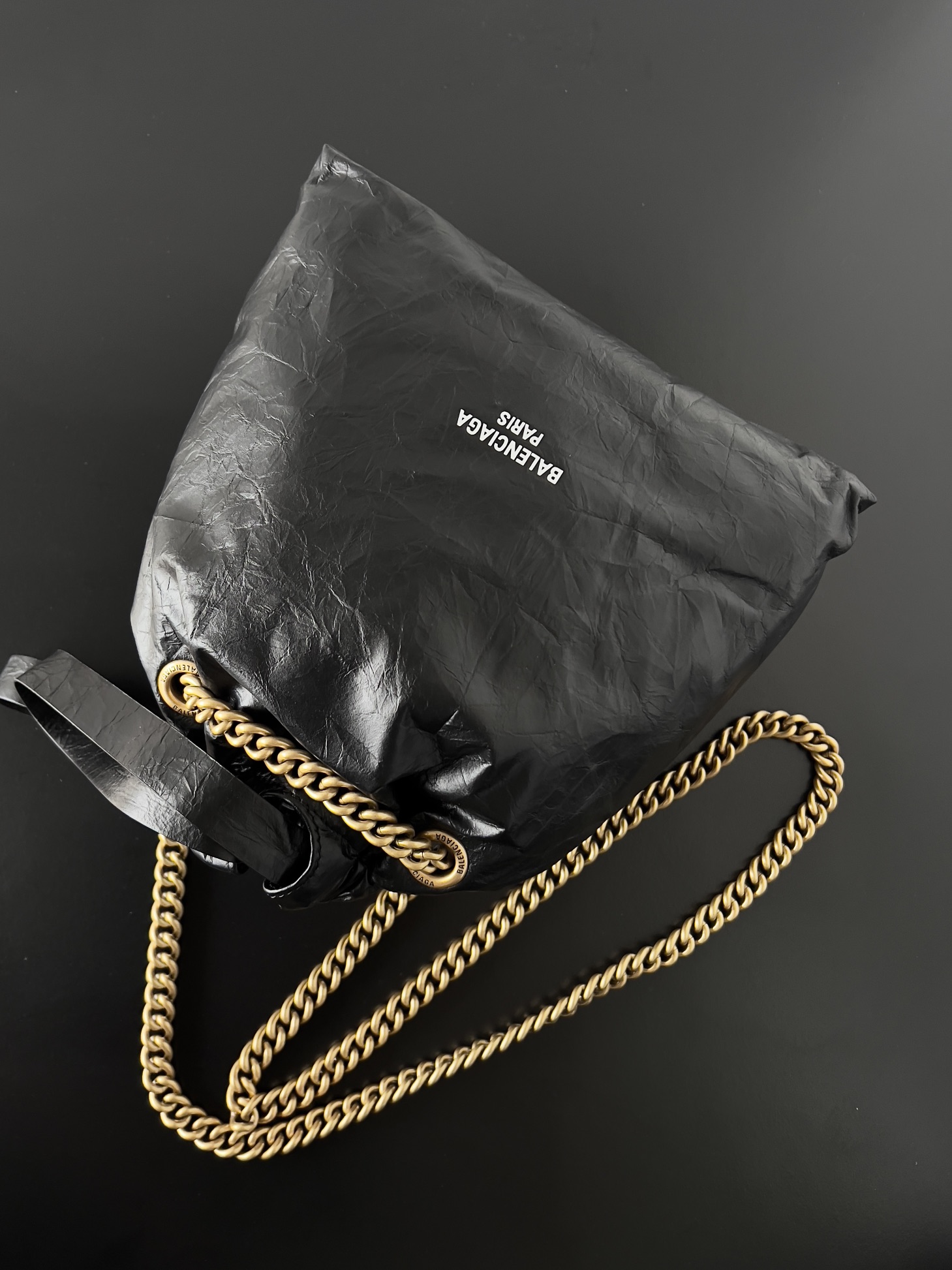 Ba*len*cia*ga crush tote-23.9*25.9*9.9cm