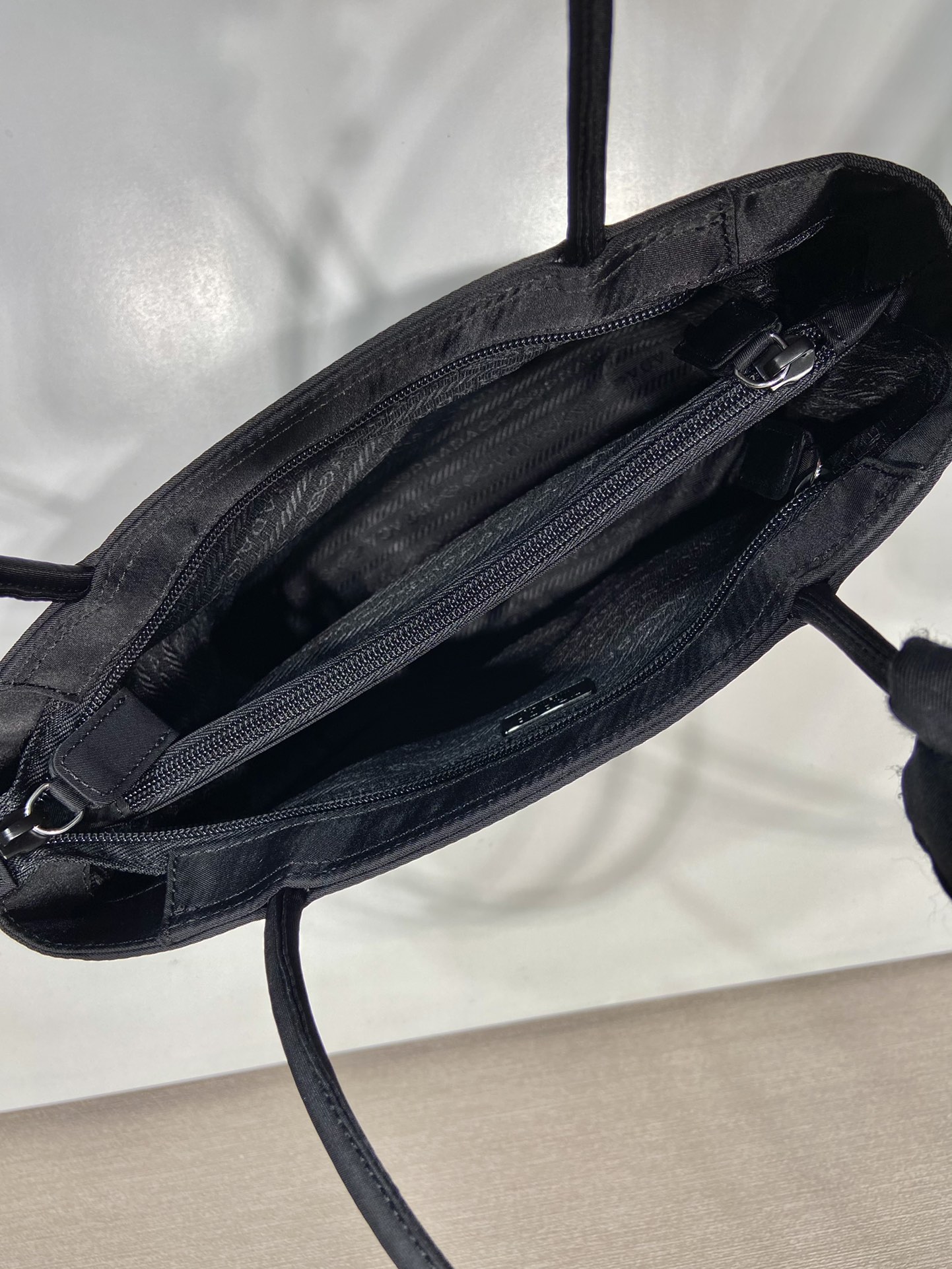 Pra*a nylon b6247 tote bag-25*24*7cm