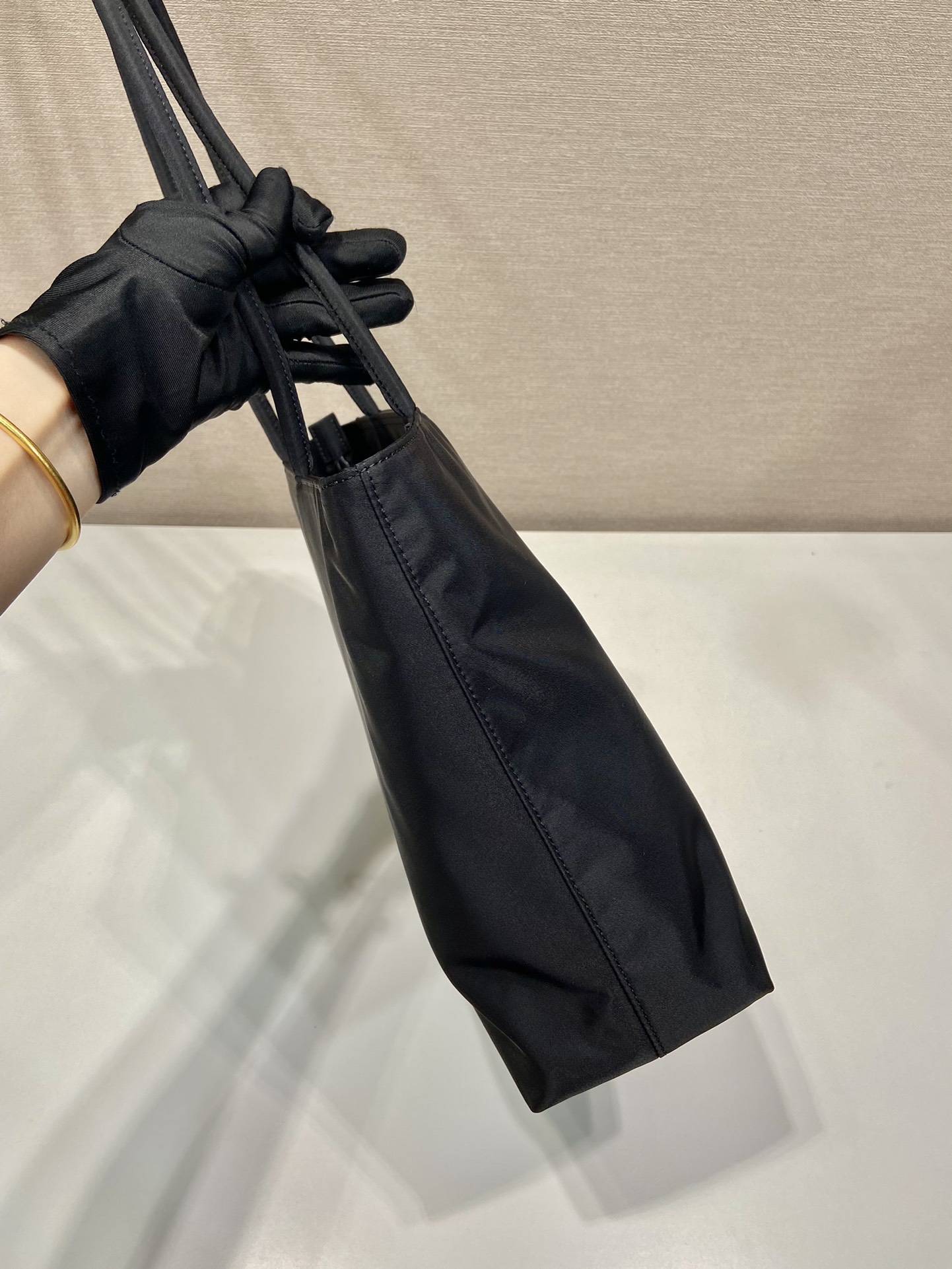 Pra*a nylon b6245tote bag-30*27*9cm