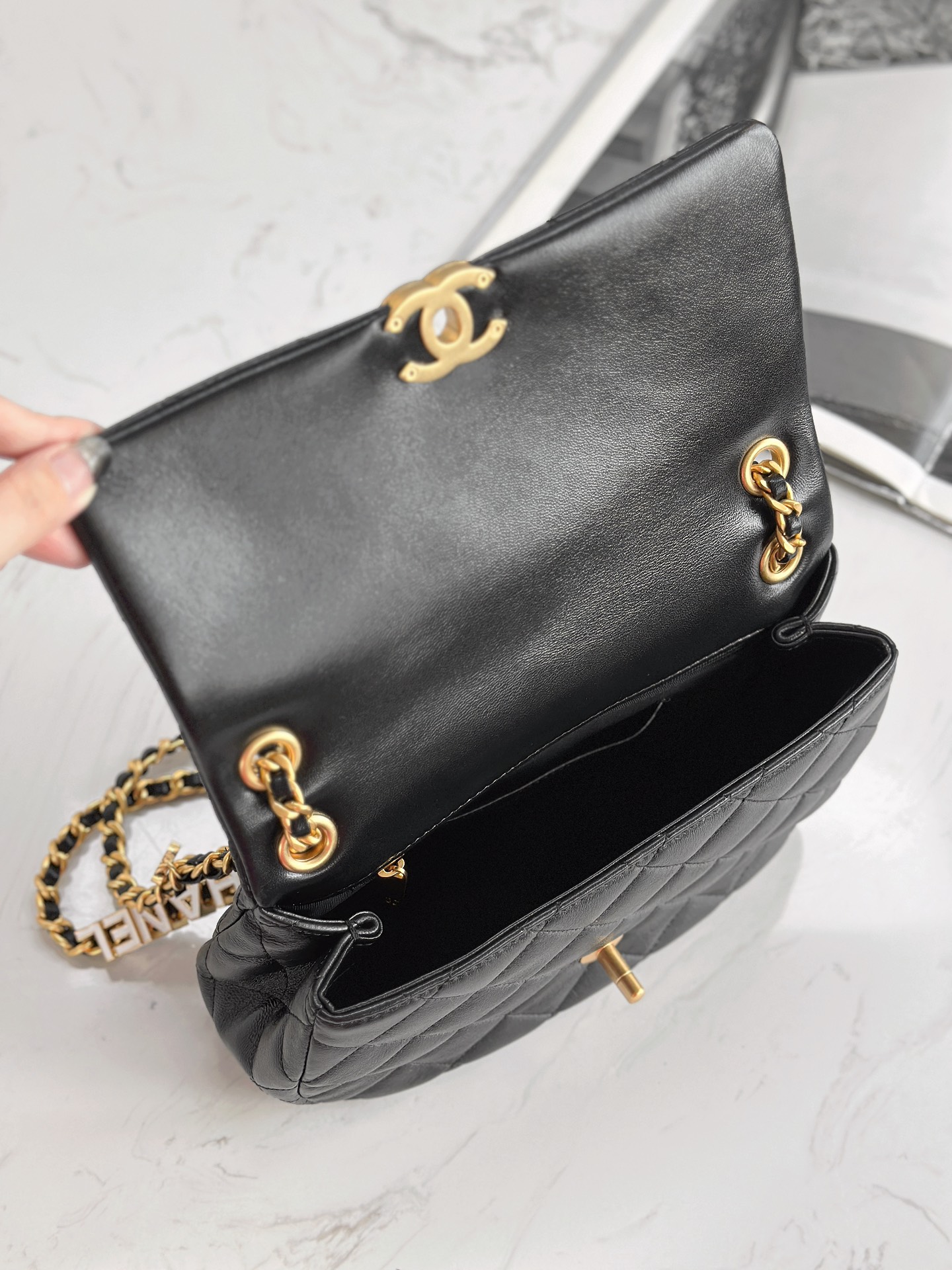 Ch@Nel Flap Bag-15.5*23*8.5CM