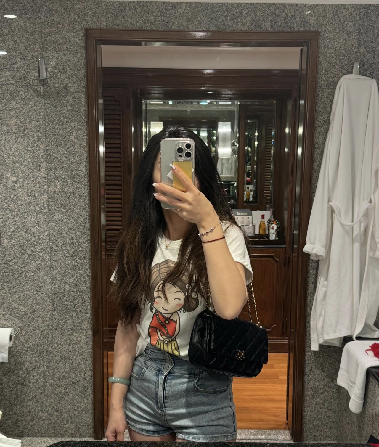 Ch@Nel Flap Bag-15.5*23*8.5CM