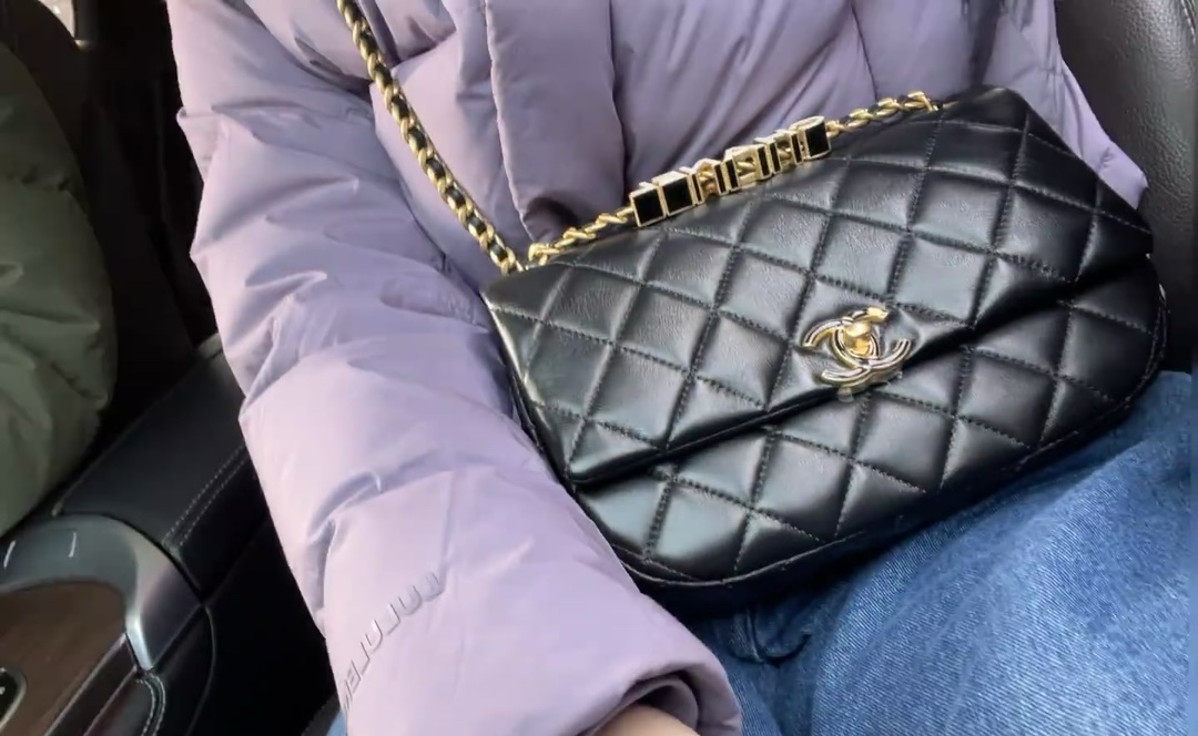 Ch@Nel Flap Bag-15.5*23*8.5CM