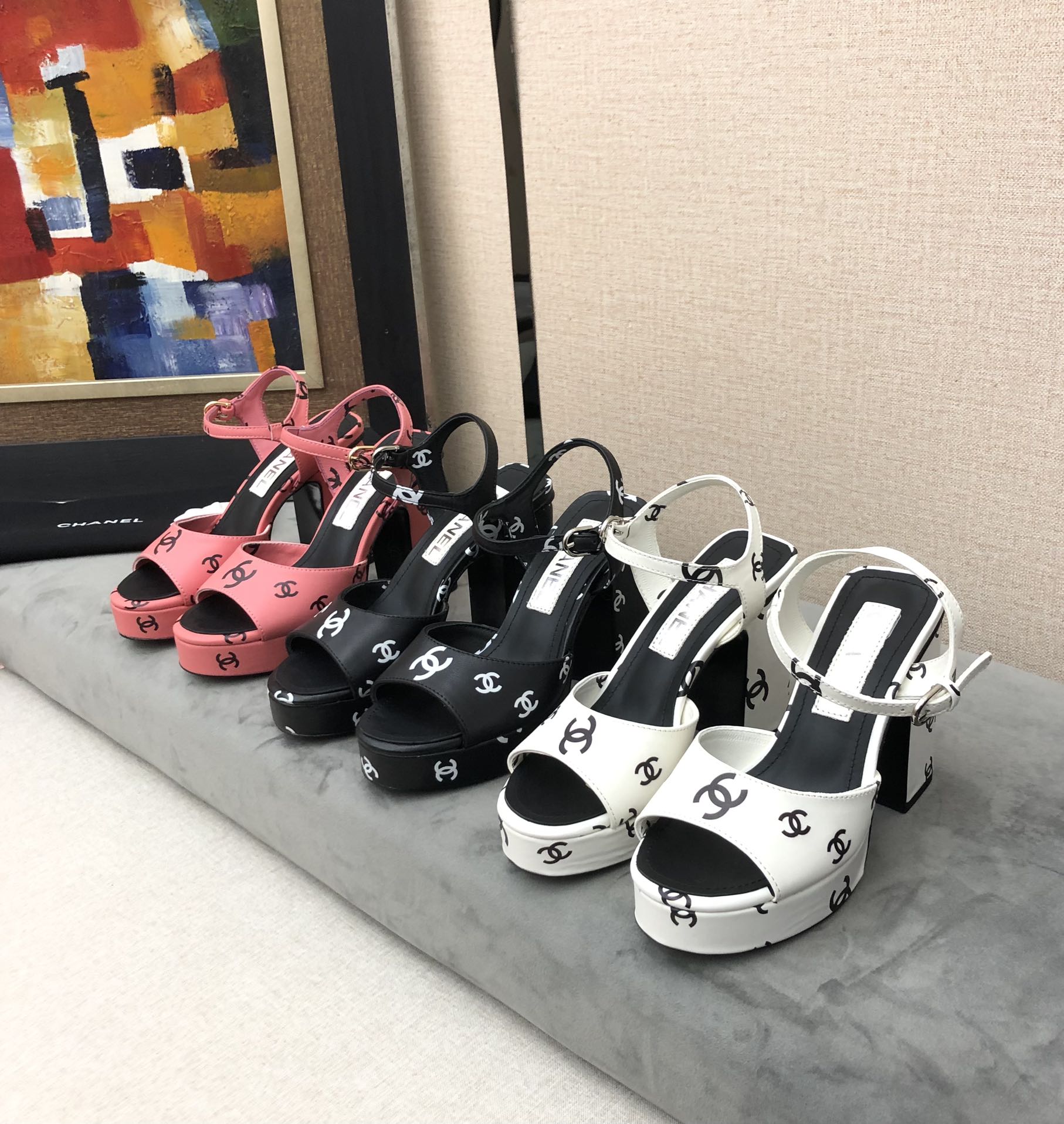 Ch@nel Sandals