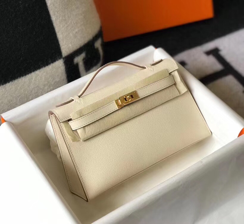H**mes mini kelly pochette-epsom leather-22cm