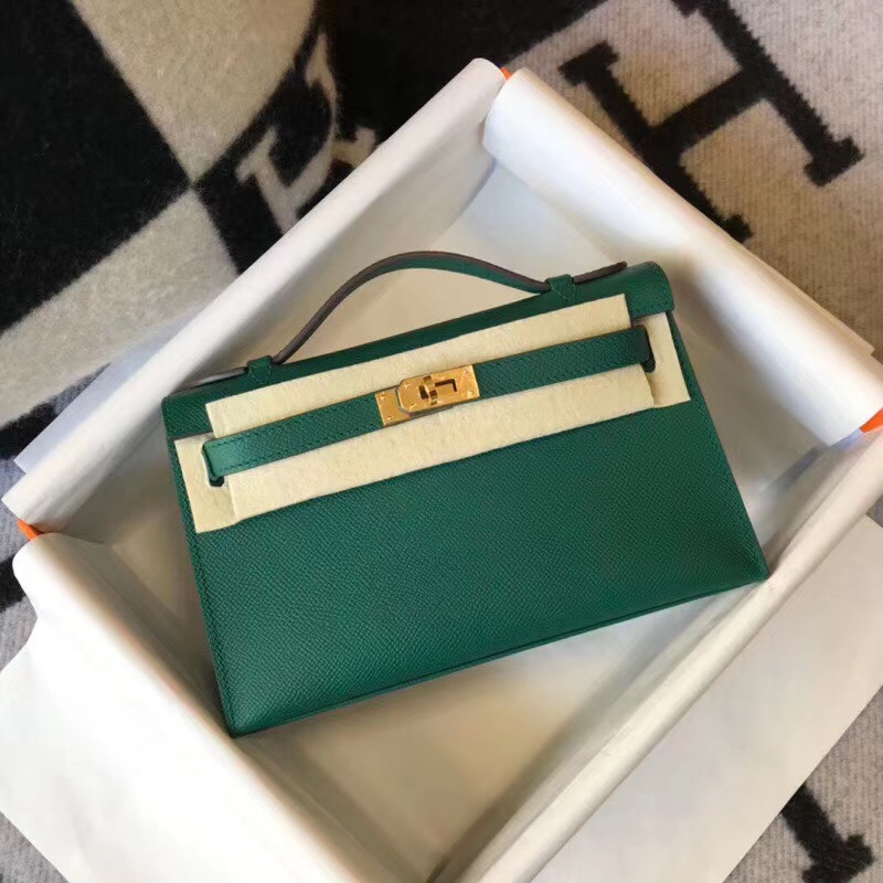 H**mes mini kelly pochette-epsom leather-22cm