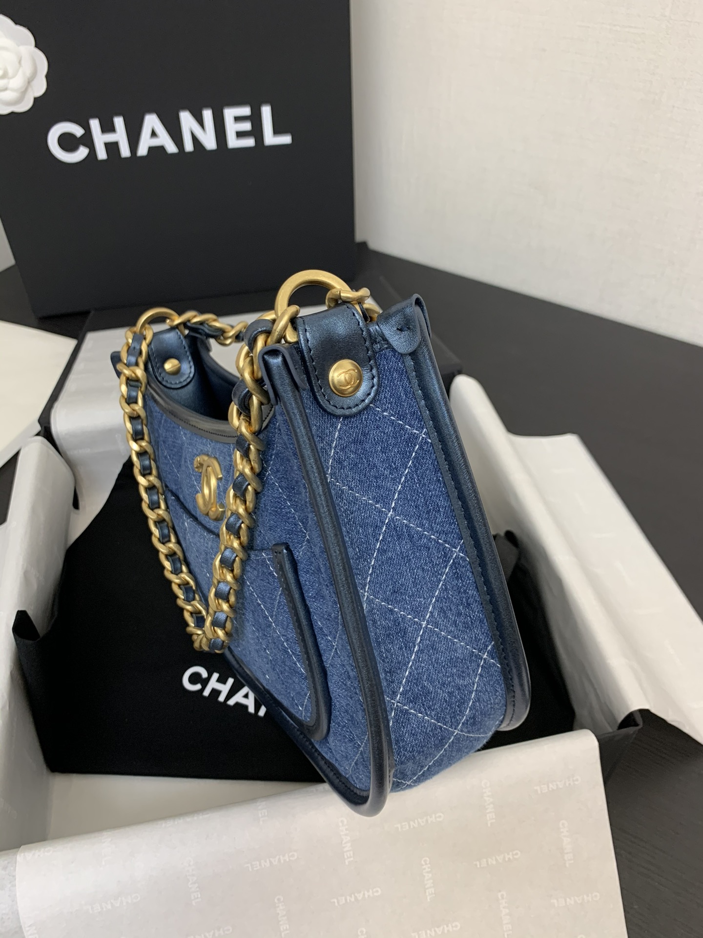 Ch@nel 2024SS Hobo Handbags-23×7×24CM