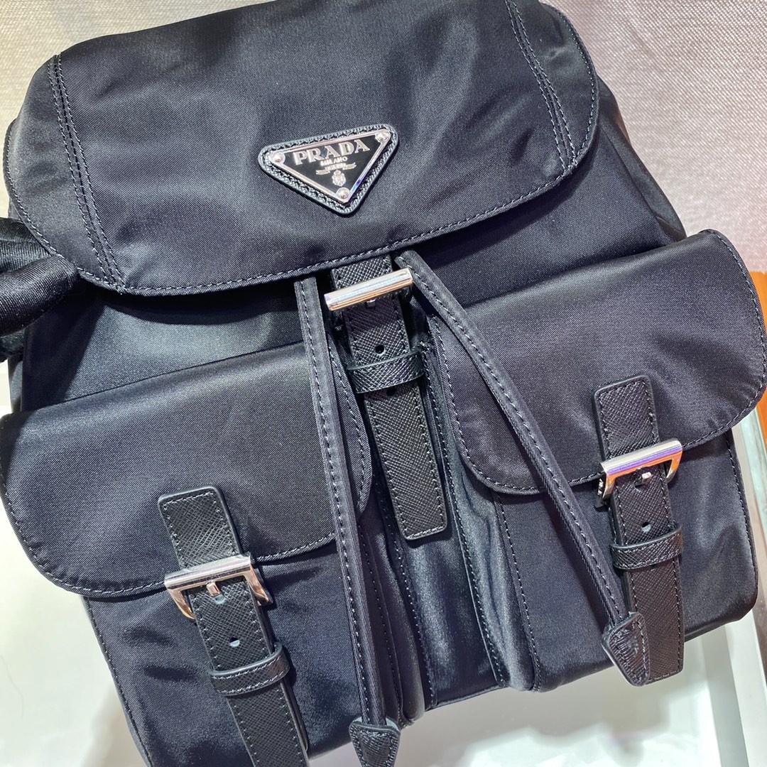 Pra*a re-nylon 1bz677 backpack-12*23.5*28cm